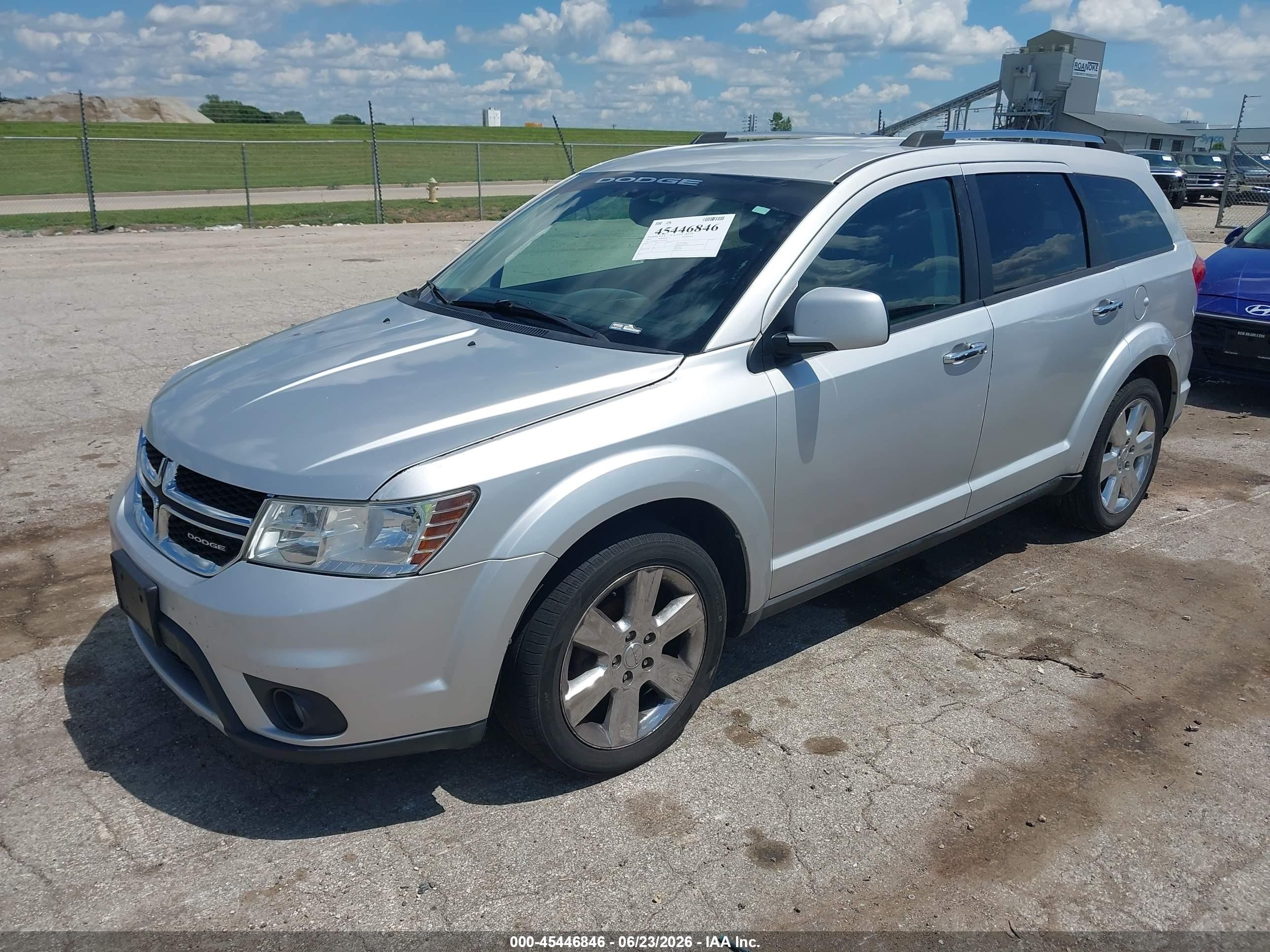2012 Dodge Journey Crew Silver vin: 3C4PDDDG7CT225346