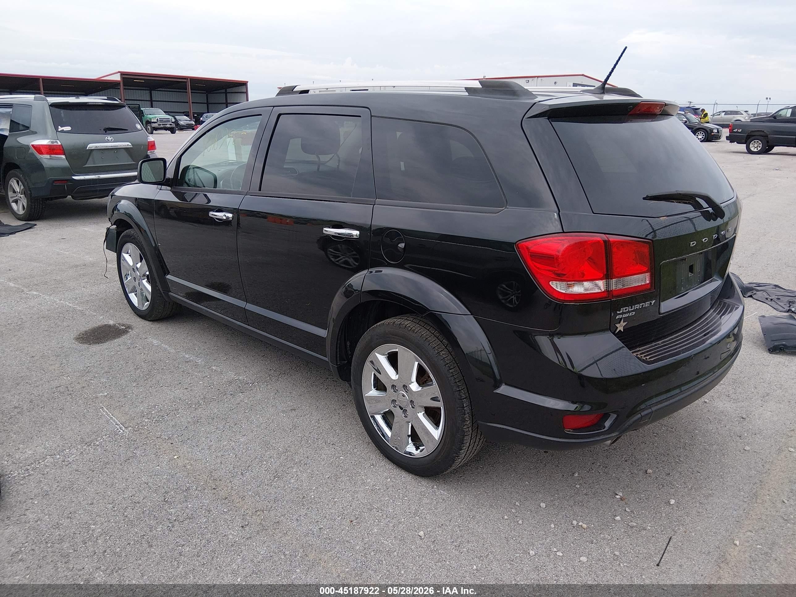 2013 Dodge Journey Crew Black vin: 3C4PDDDG7DT510372
