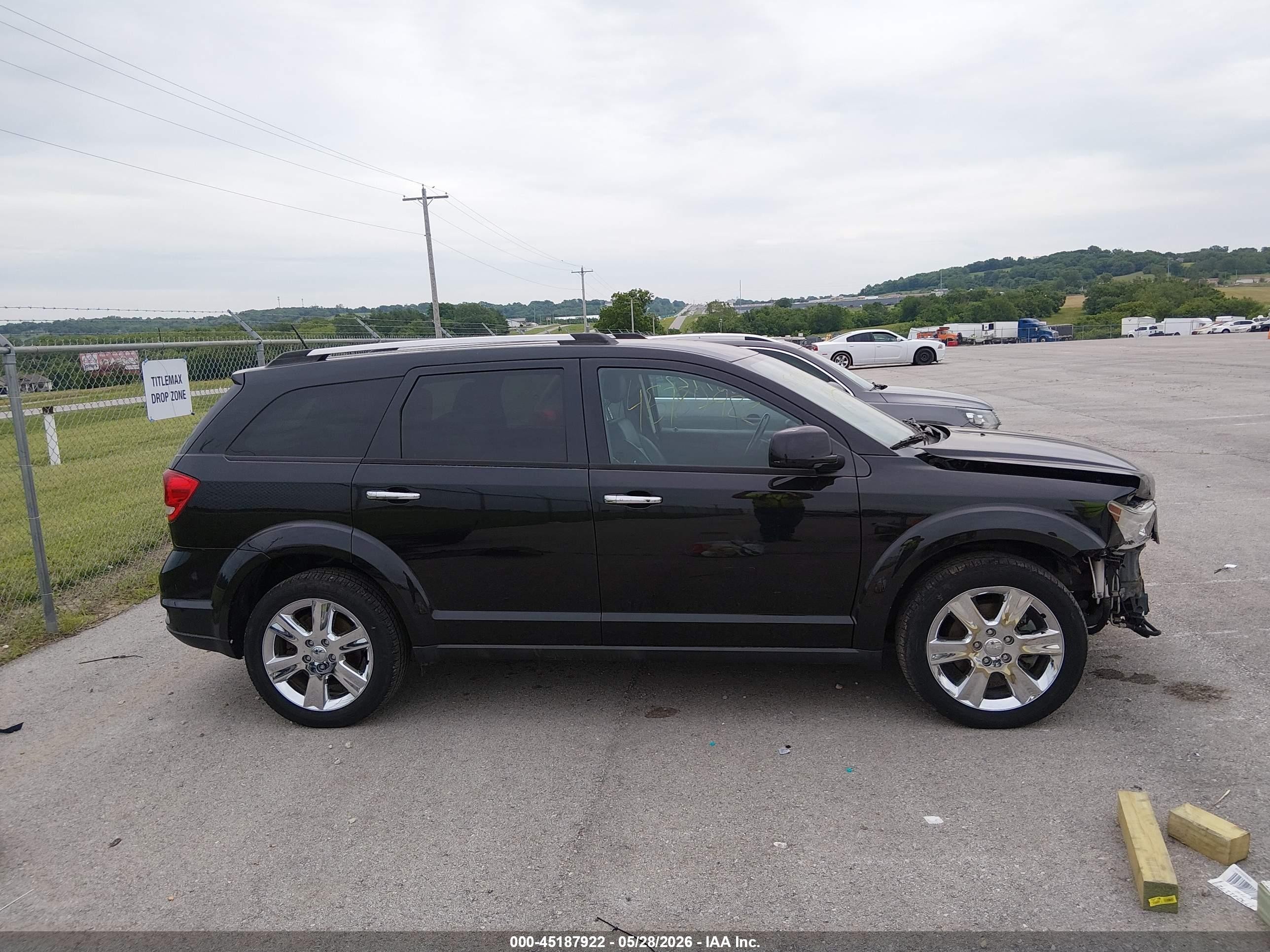 2013 Dodge Journey Crew Black vin: 3C4PDDDG7DT510372