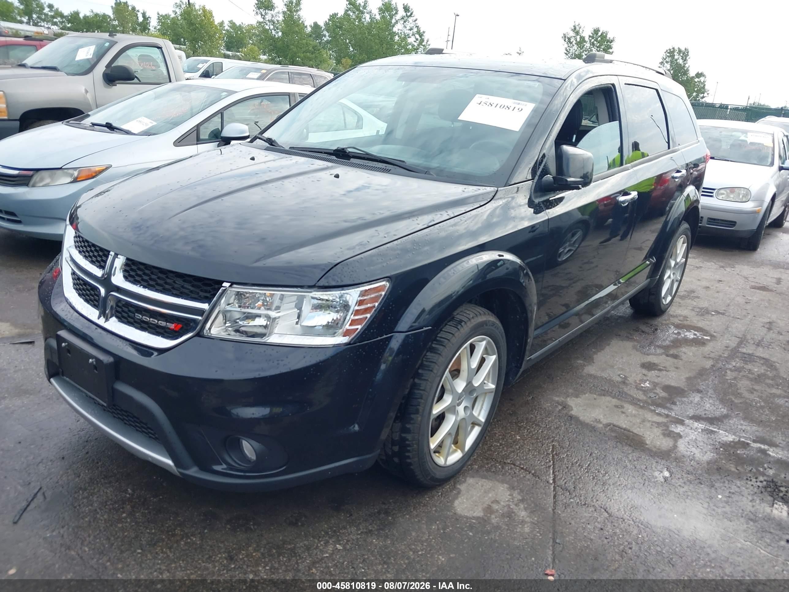 2013 Dodge Journey Crew Black vin: 3C4PDDDG7DT541556