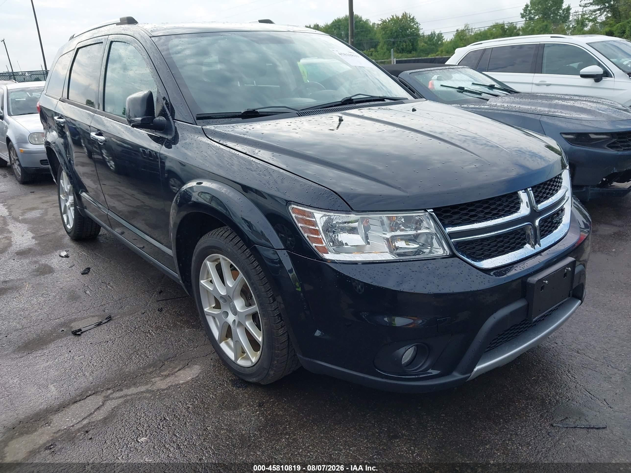 2013 Dodge Journey Crew Black vin: 3C4PDDDG7DT541556
