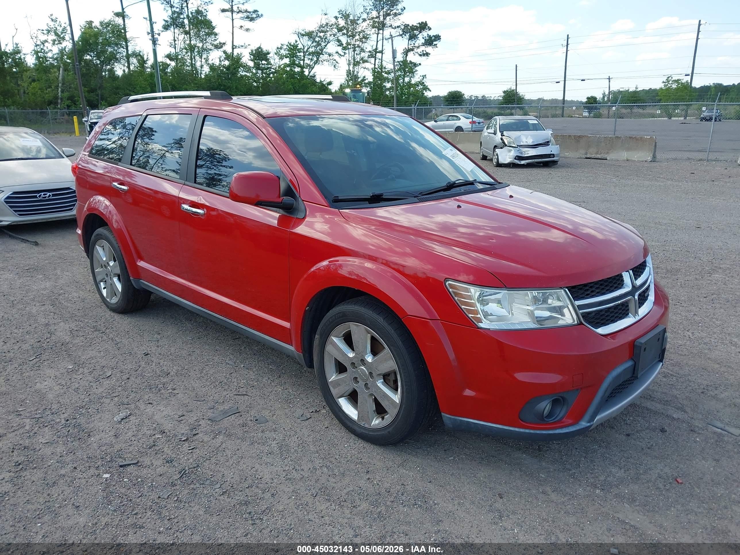 2013 Dodge Journey Crew Red vin: 3C4PDDDG7DT599506