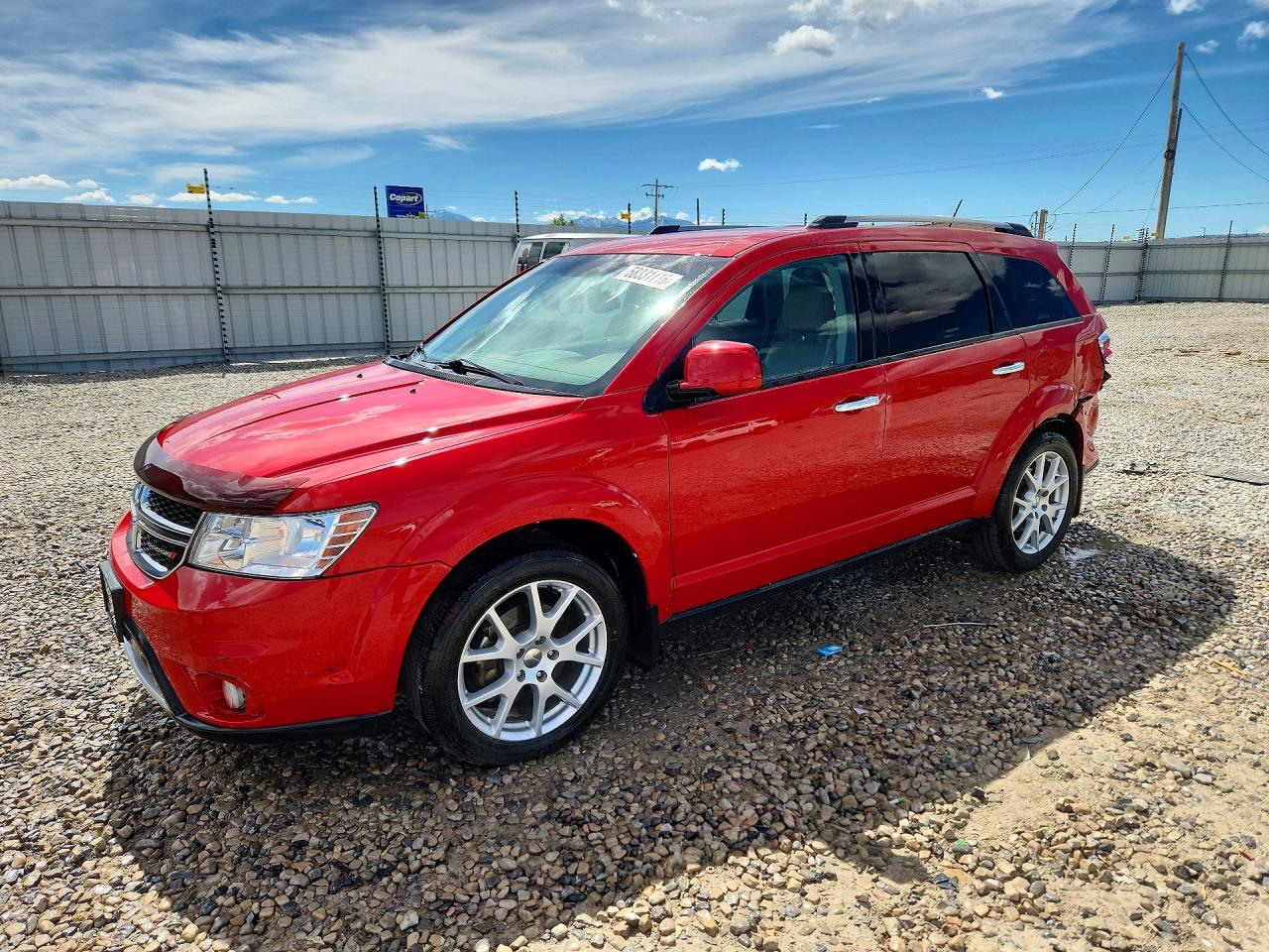 2014 Dodge Journey Limited Red vin: 3C4PDDDG7ET279183