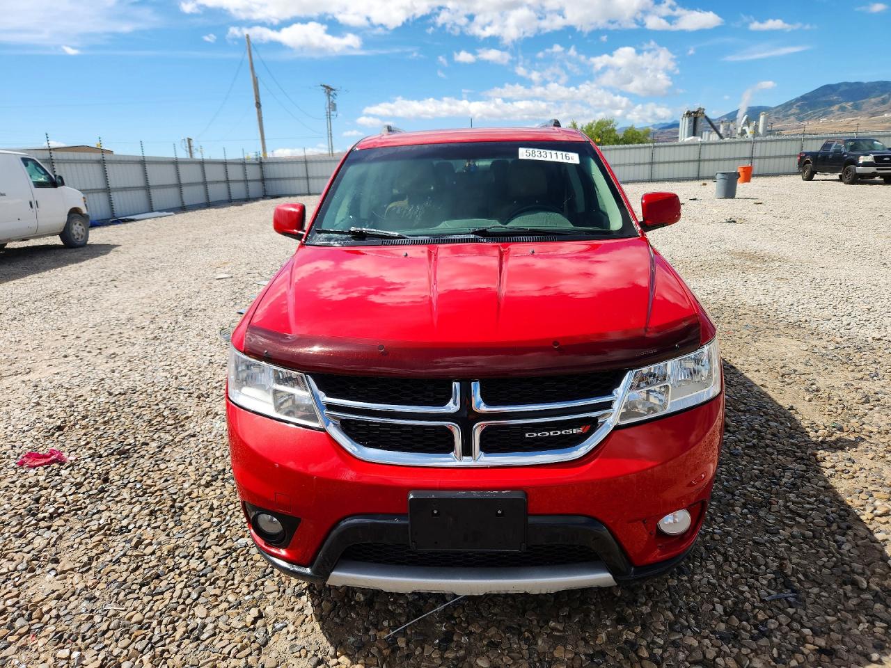 2014 Dodge Journey Limited Red vin: 3C4PDDDG7ET279183