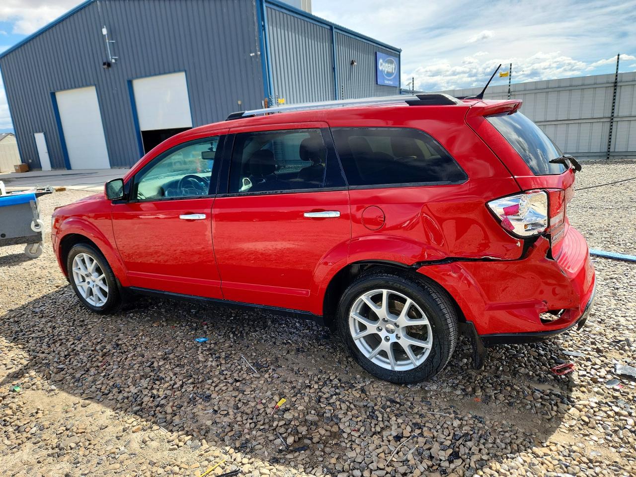 2014 Dodge Journey Limited Red vin: 3C4PDDDG7ET279183