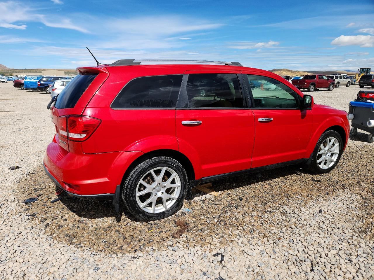2014 Dodge Journey Limited Red vin: 3C4PDDDG7ET279183
