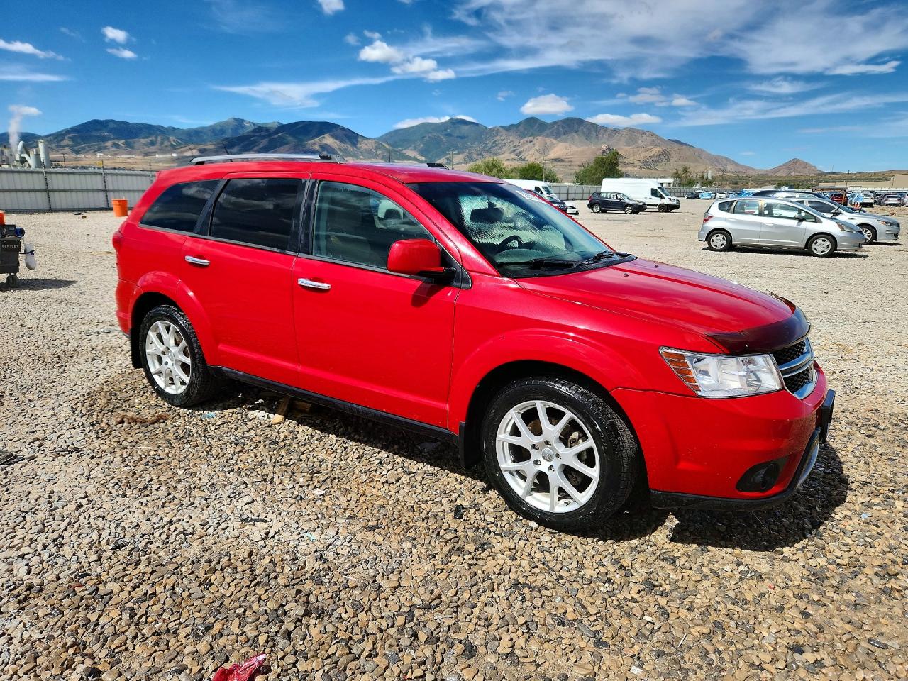 2014 Dodge Journey Limited Red vin: 3C4PDDDG7ET279183