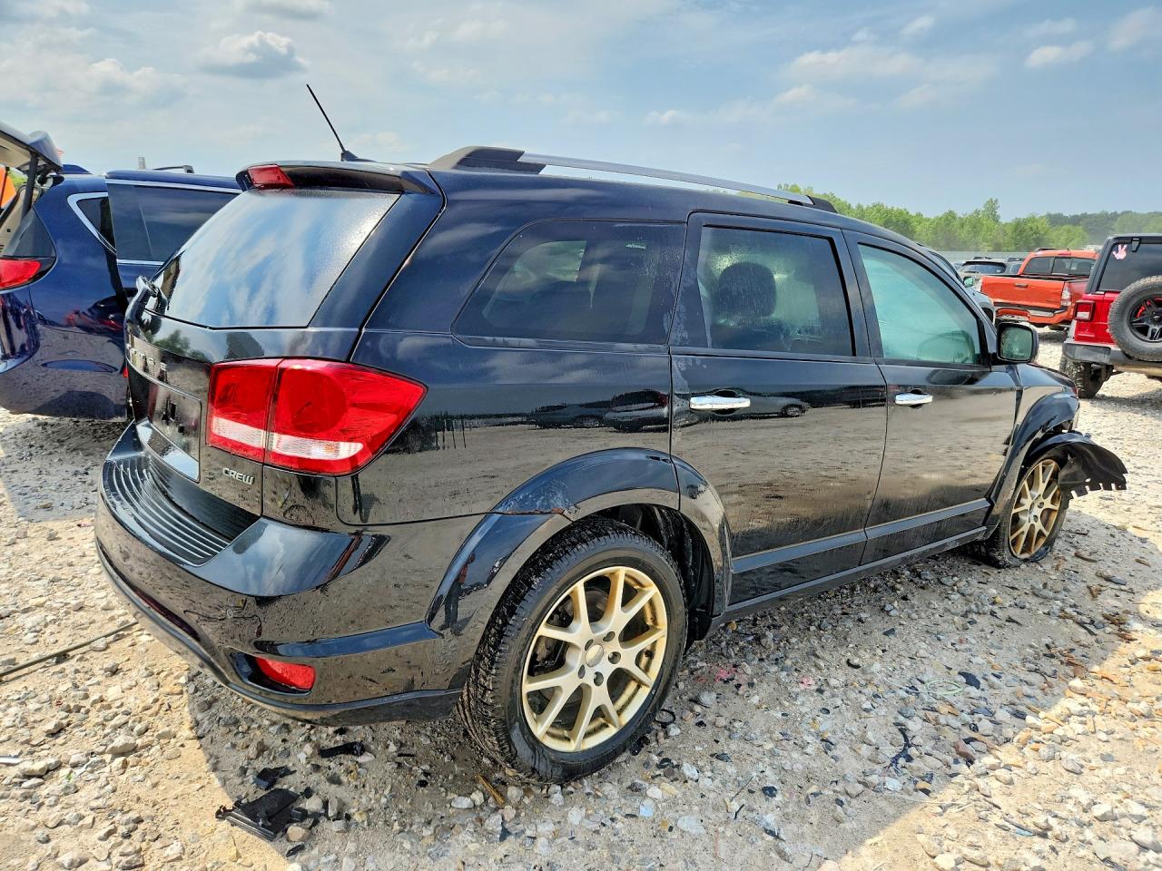 2012 Dodge Journey Crew Black vin: 3C4PDDDG8CT307800