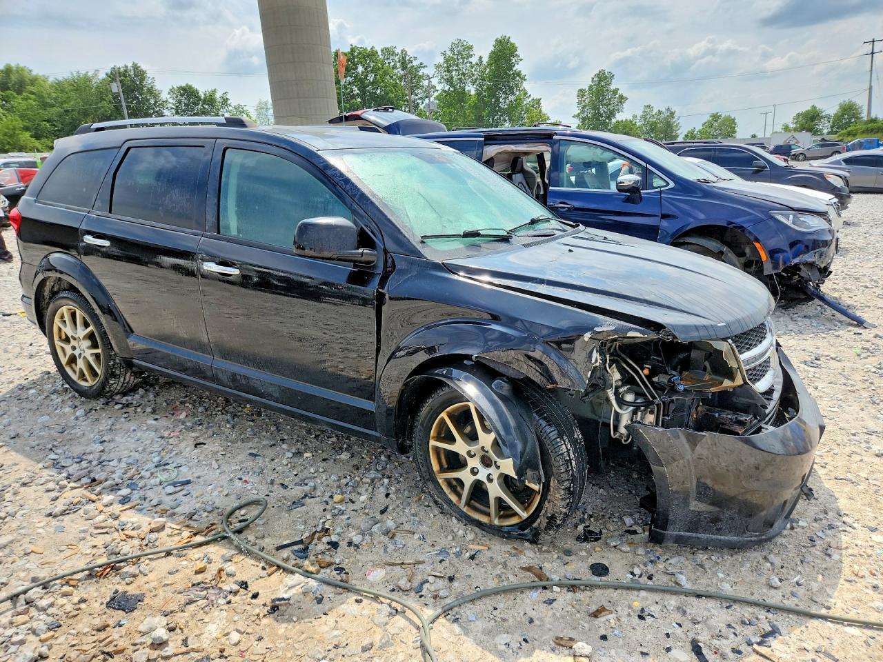 2012 Dodge Journey Crew Black vin: 3C4PDDDG8CT307800