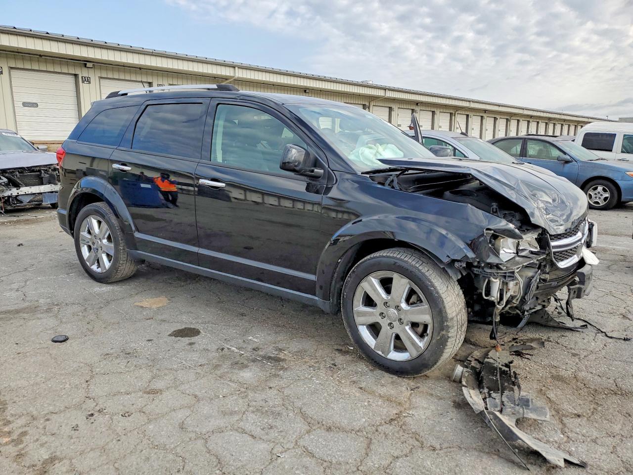 2014 Dodge Journey Limited Black vin: 3C4PDDDG8ET220238
