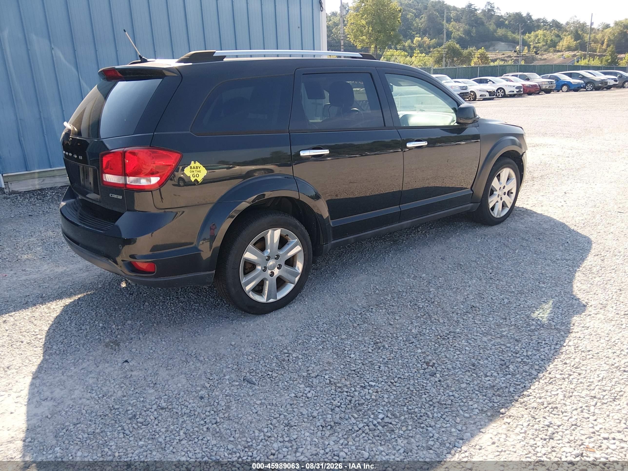 2013 Dodge Journey Crew Black vin: 3C4PDDDG9DT521762