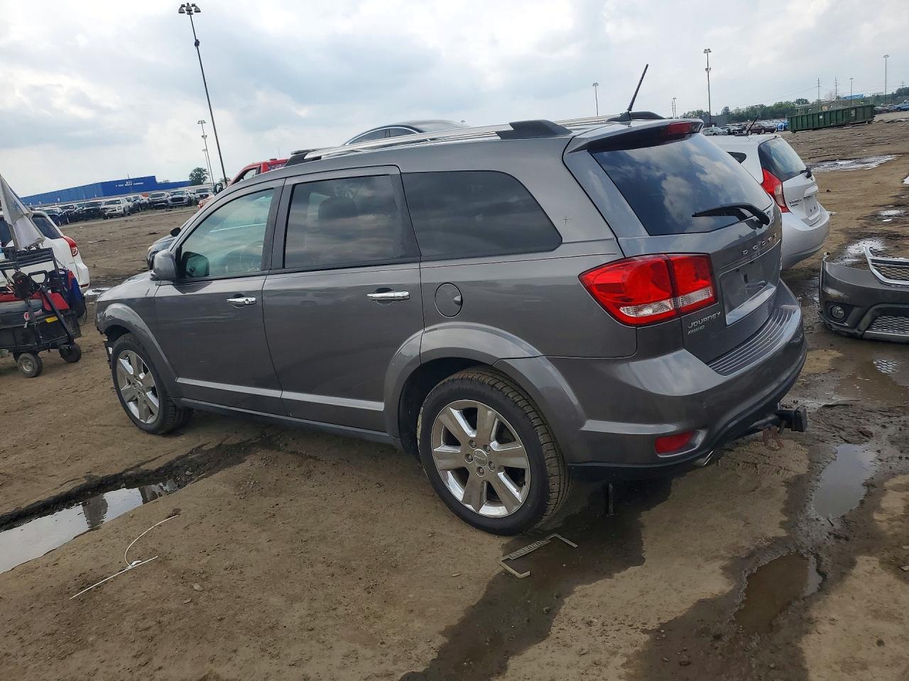 2013 Dodge Journey Crew Gray vin: 3C4PDDDG9DT589561
