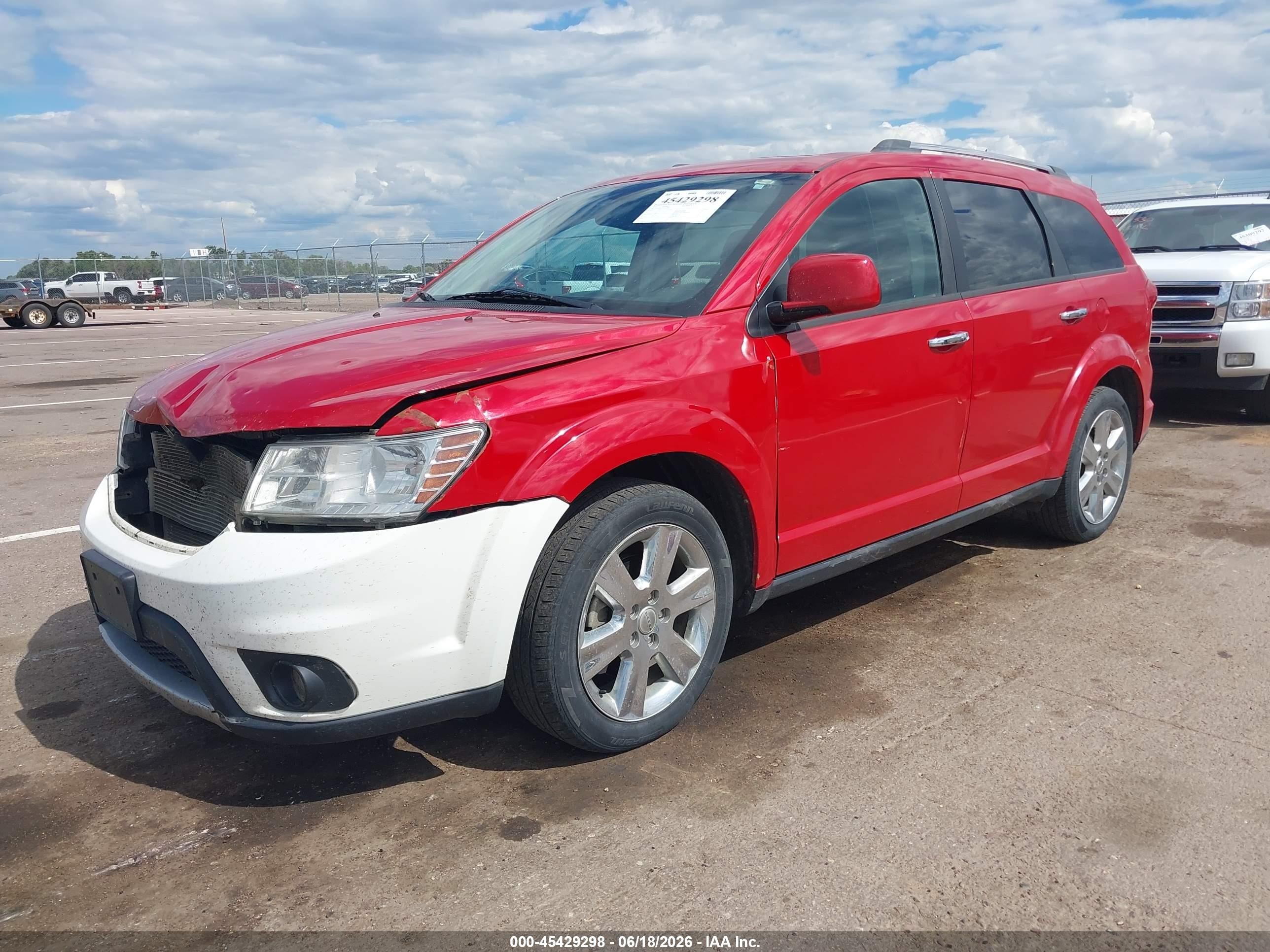 2014 Dodge Journey Limited Red vin: 3C4PDDDG9ET217283