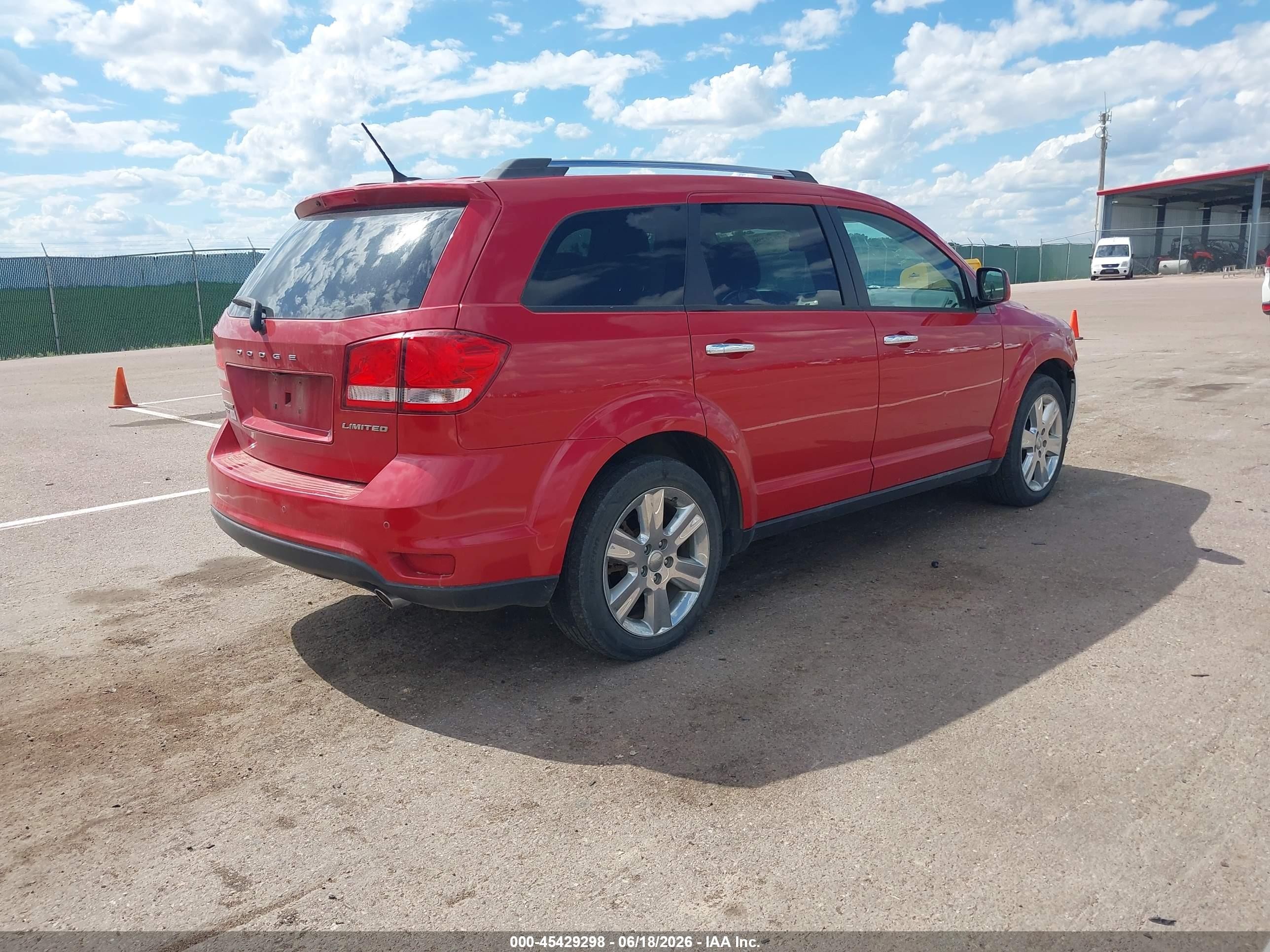 2014 Dodge Journey Limited Red vin: 3C4PDDDG9ET217283
