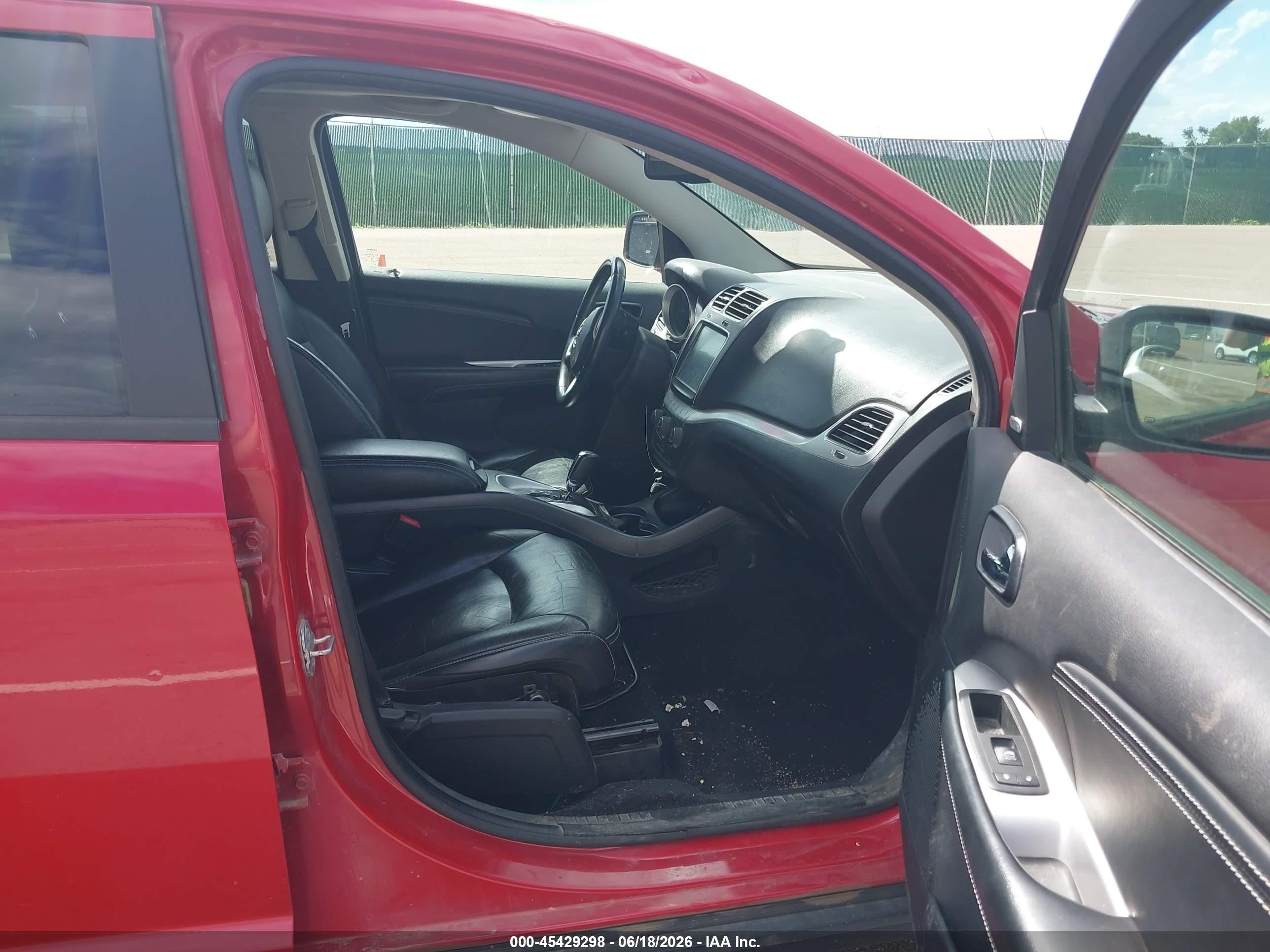 2014 Dodge Journey Limited Red vin: 3C4PDDDG9ET217283
