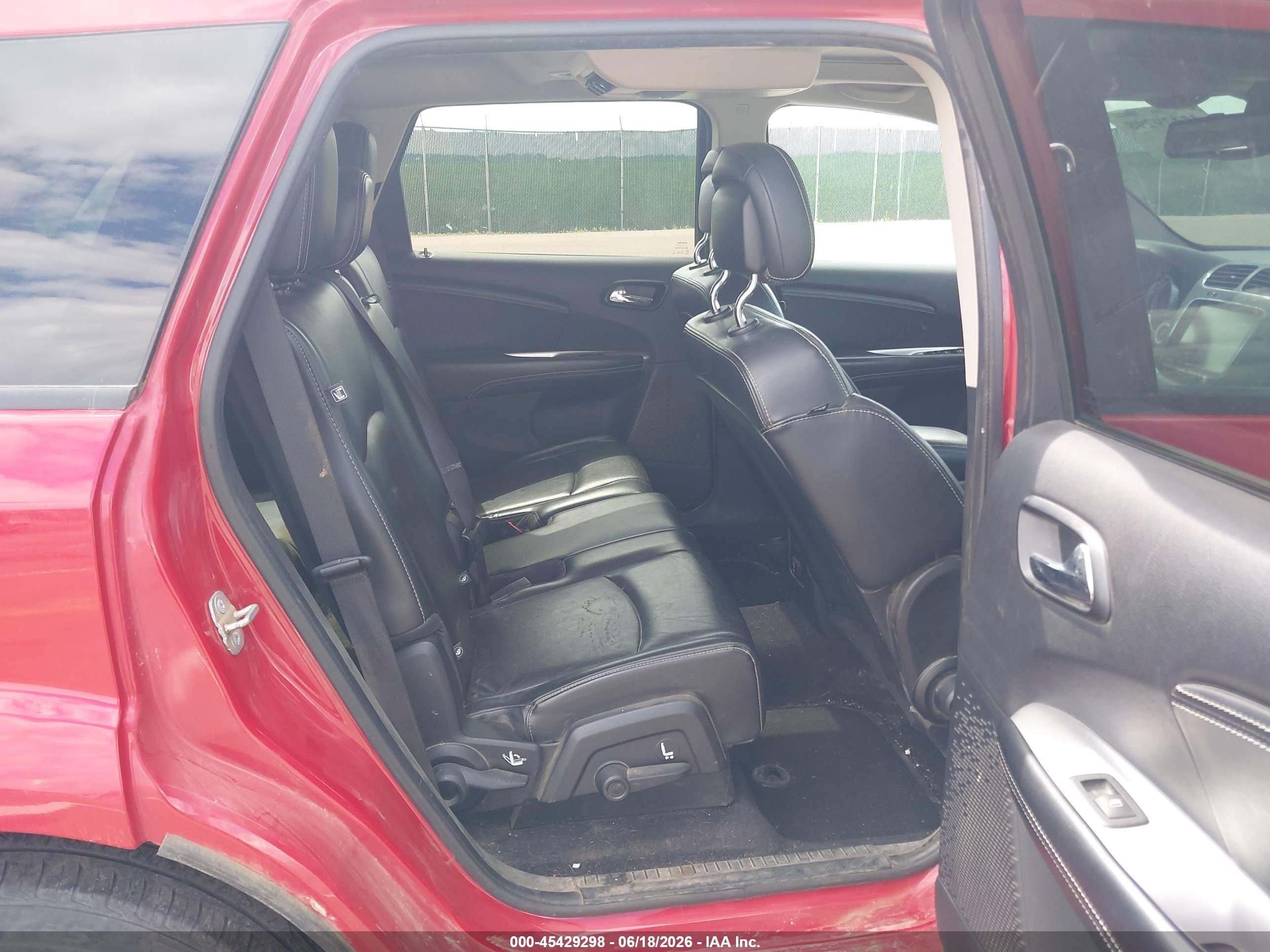 2014 Dodge Journey Limited Red vin: 3C4PDDDG9ET217283