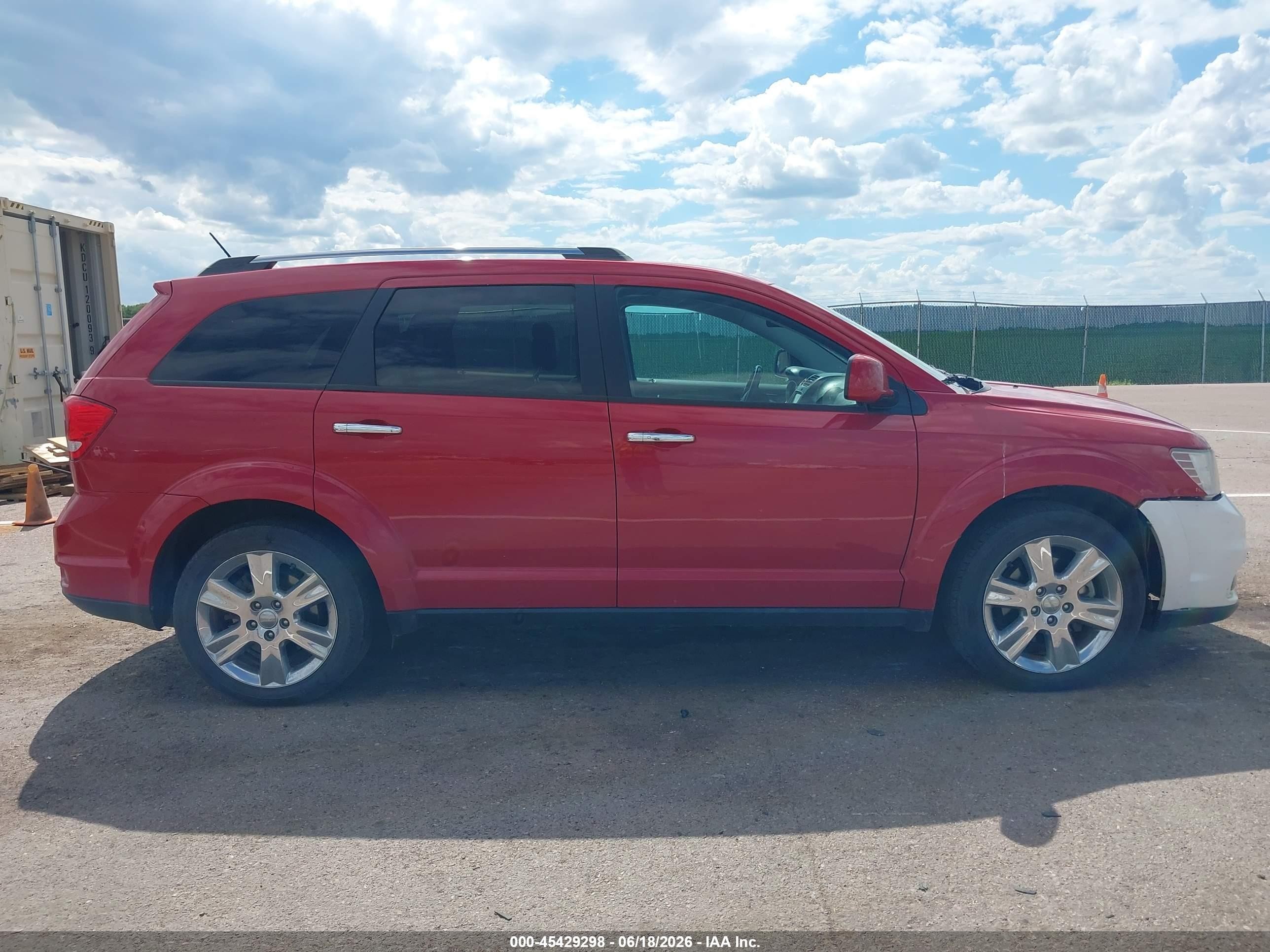 2014 Dodge Journey Limited Red vin: 3C4PDDDG9ET217283