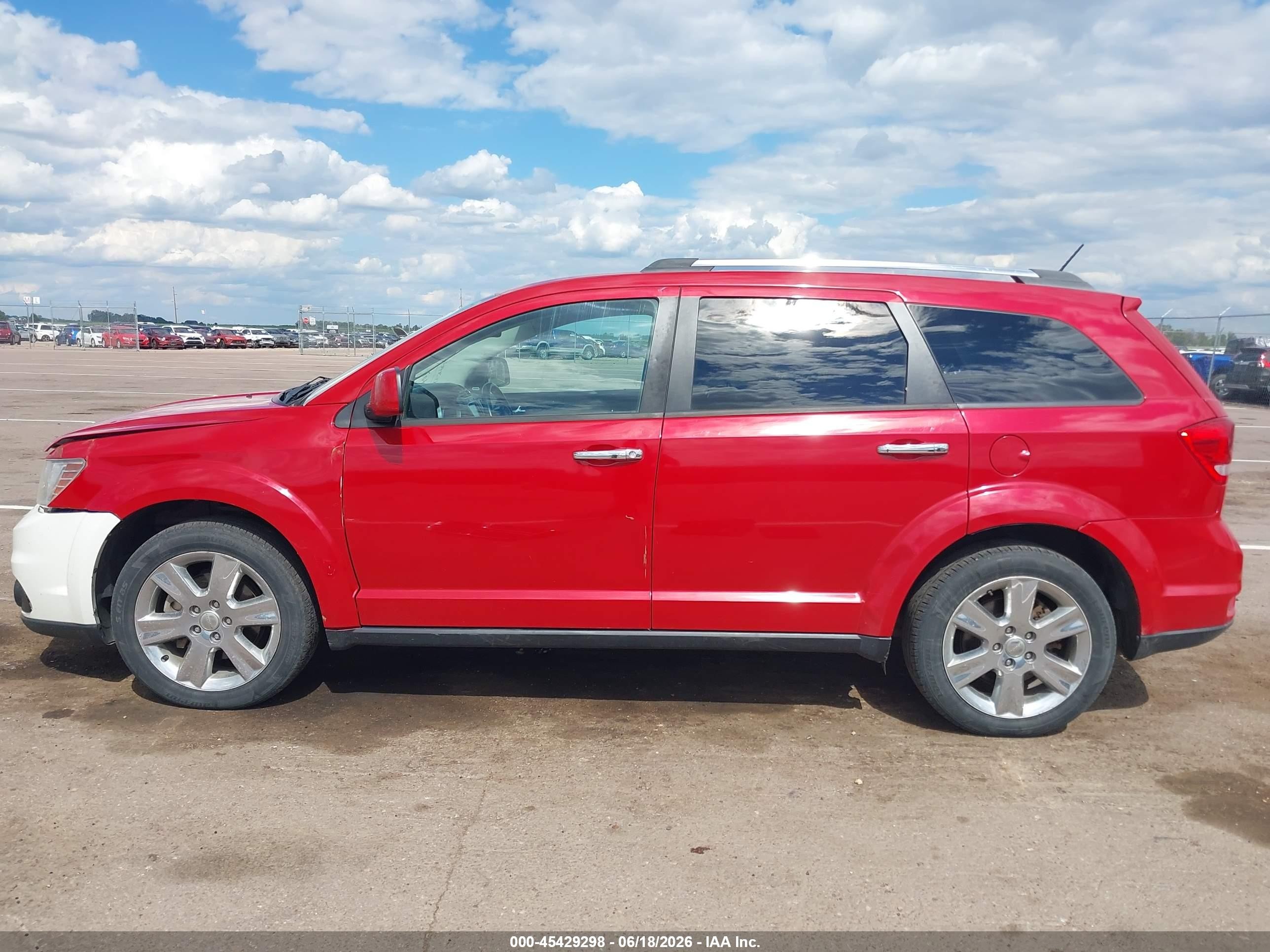 2014 Dodge Journey Limited Red vin: 3C4PDDDG9ET217283