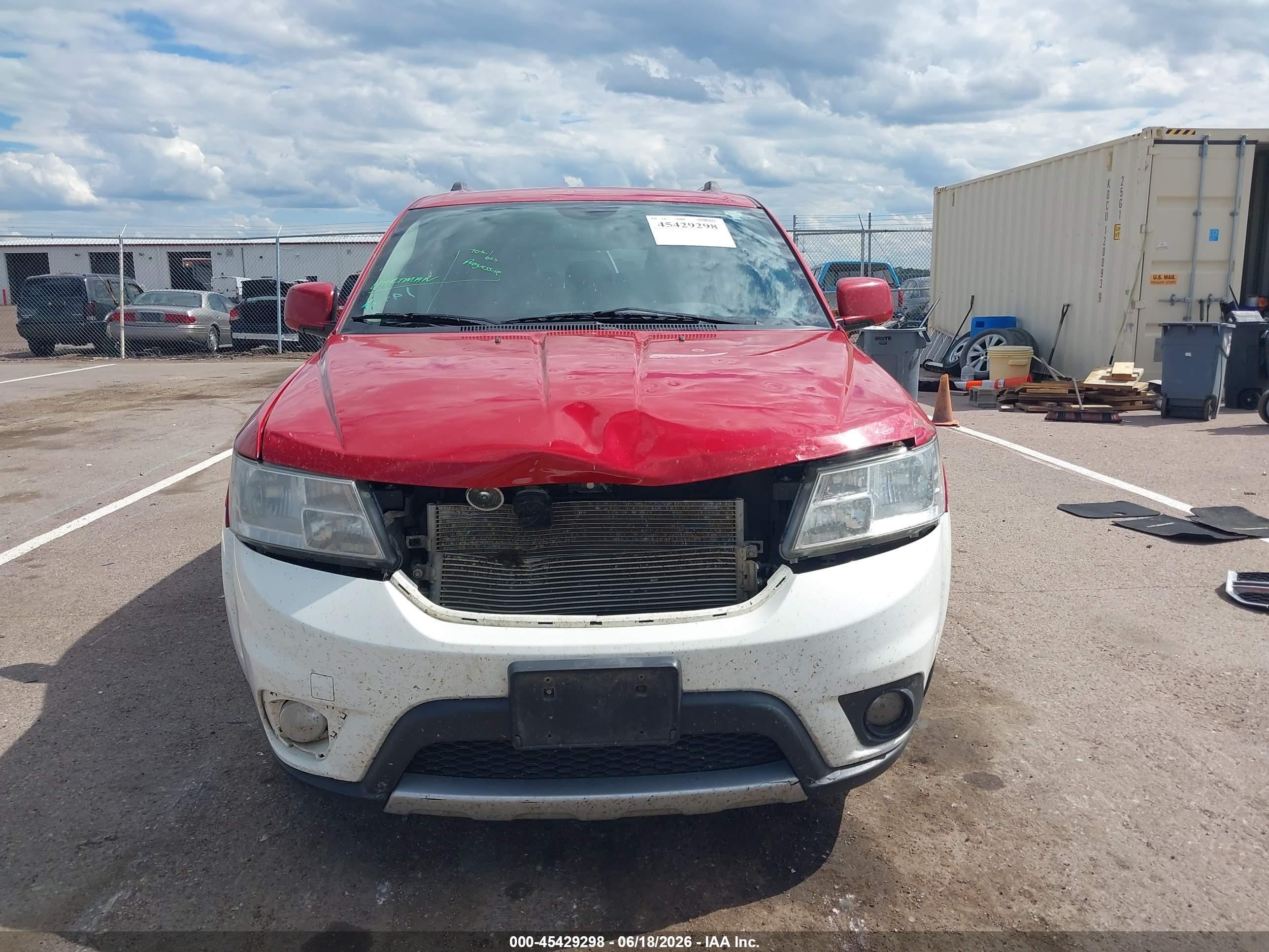 2014 Dodge Journey Limited Red vin: 3C4PDDDG9ET217283