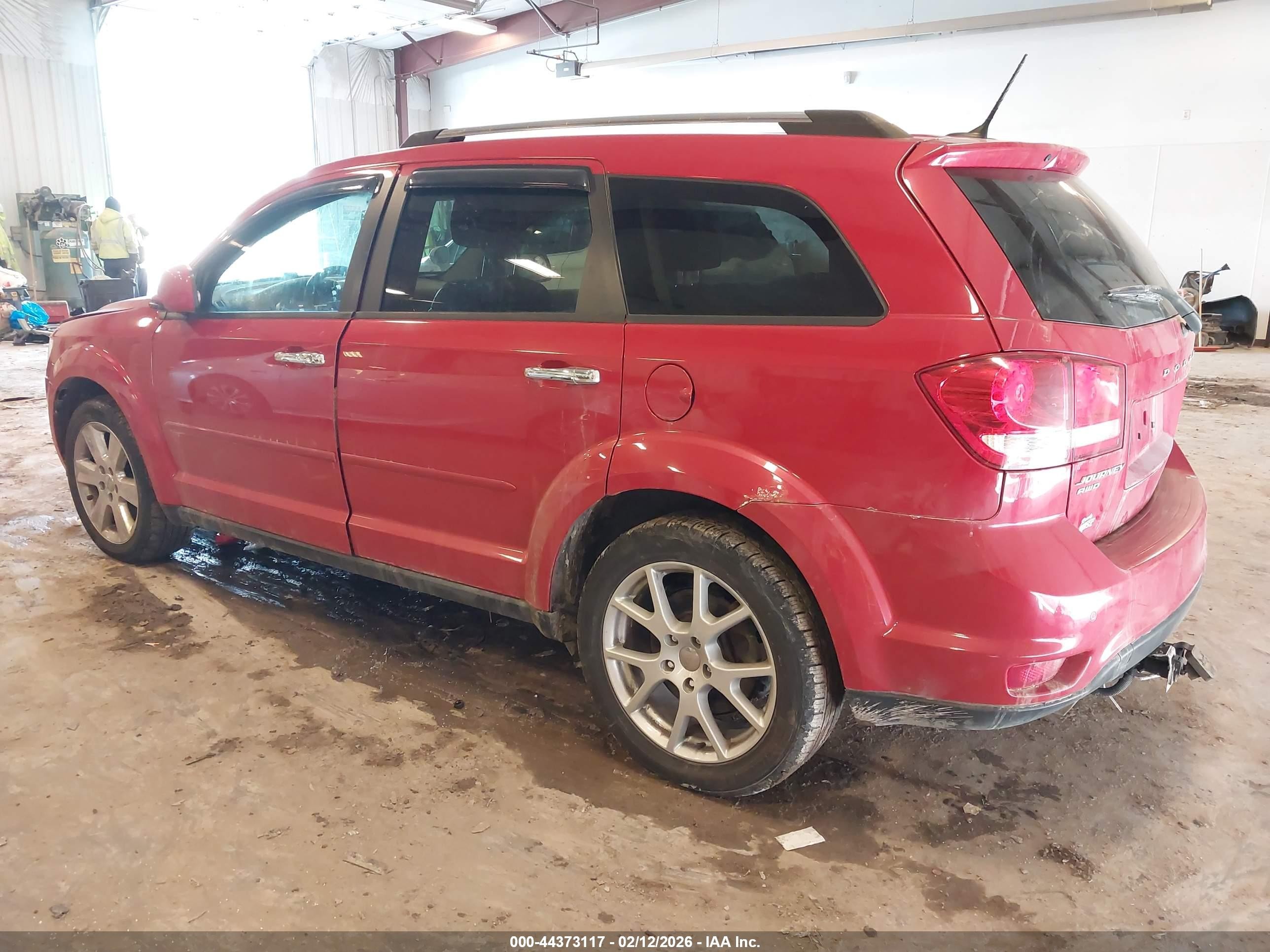 2014 Dodge Journey Limited Red vin: 3C4PDDDG9ET278844