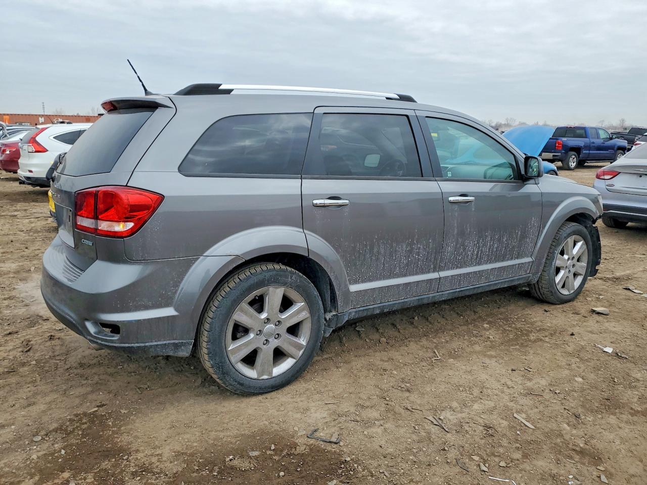 2012 Dodge Journey Gray vin: 3C4PDDDGXCT235191