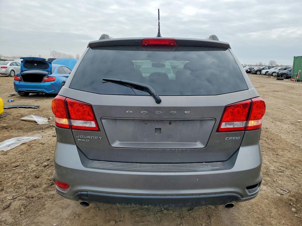 2012 Dodge Journey Gray vin: 3C4PDDDGXCT235191
