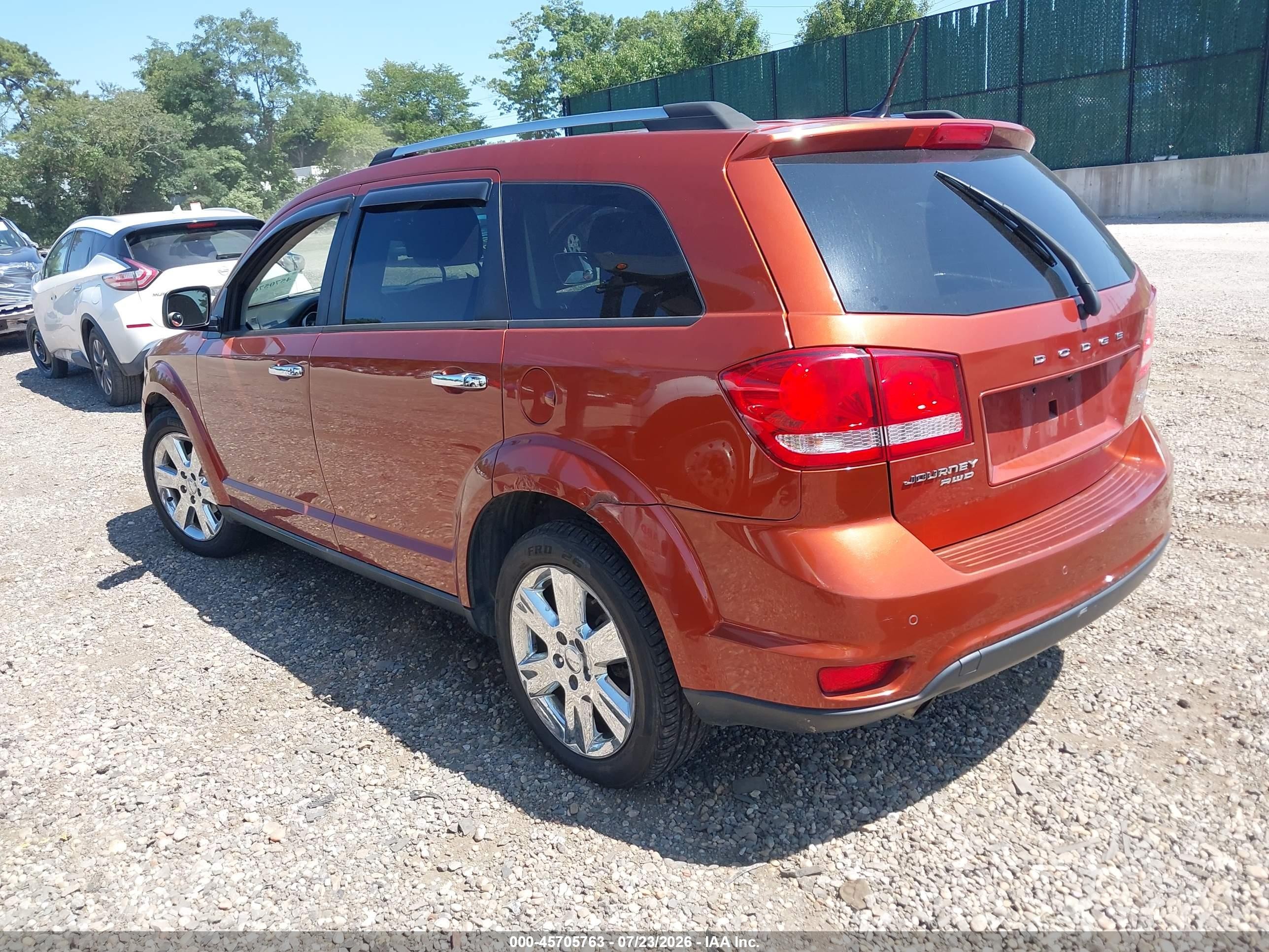 2012 Dodge Journey Crew Orange vin: 3C4PDDDGXCT235272