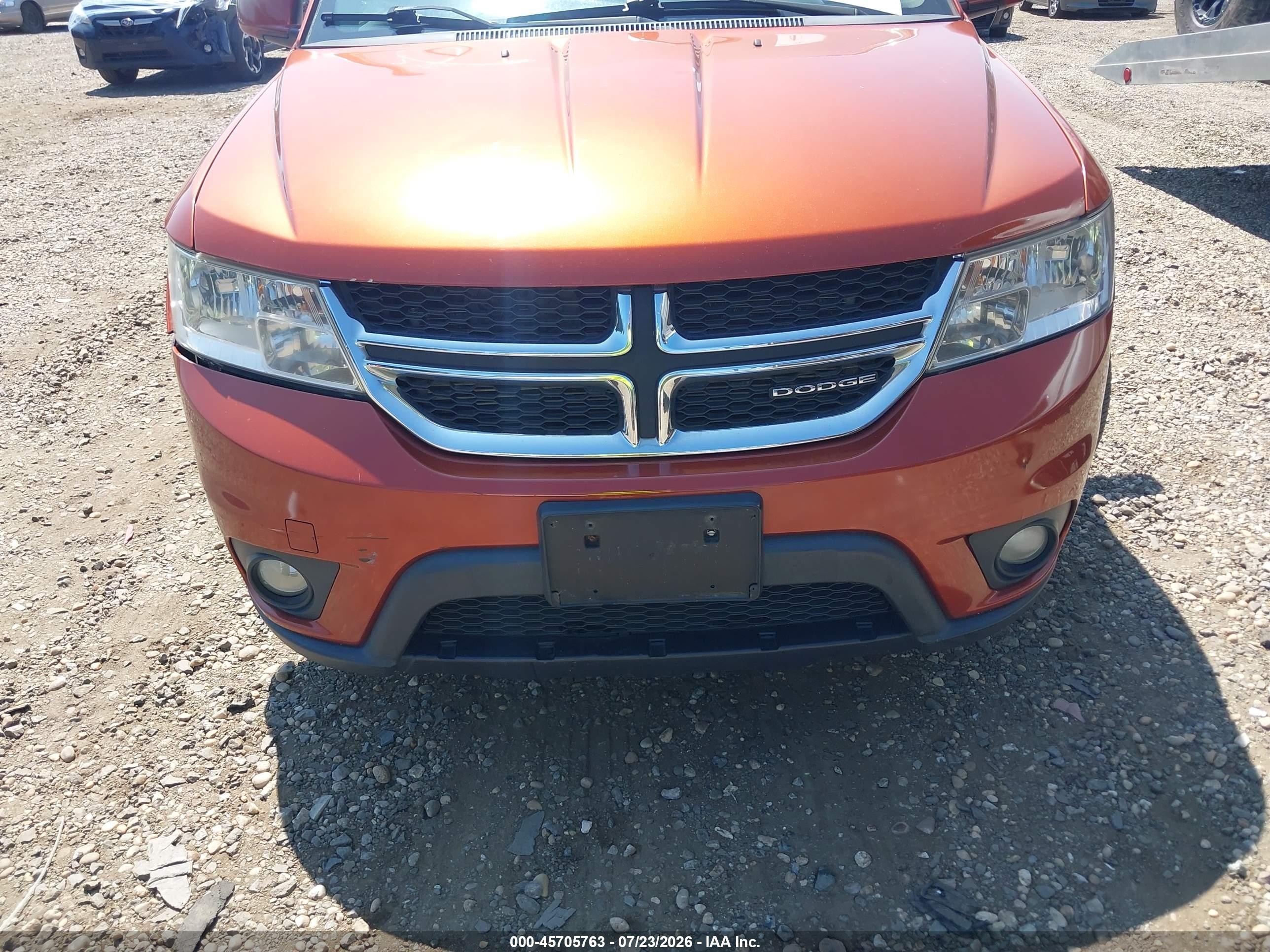 2012 Dodge Journey Crew Orange vin: 3C4PDDDGXCT235272