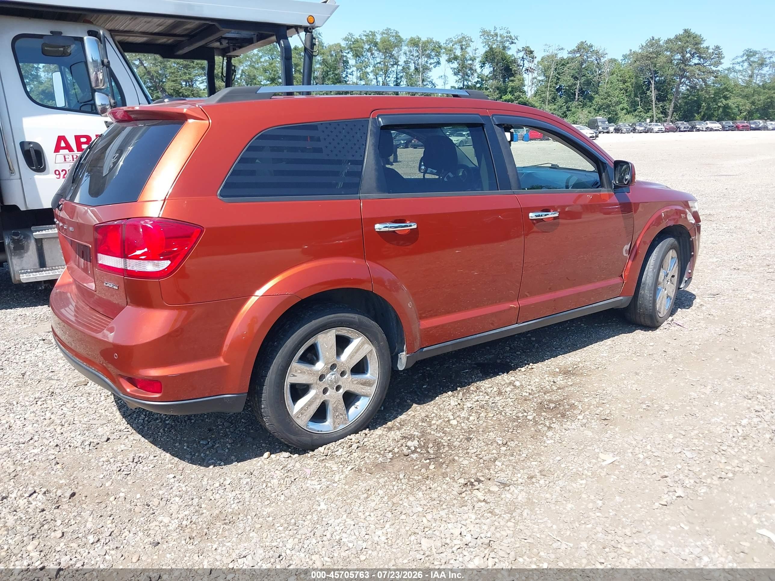 2012 Dodge Journey Crew Orange vin: 3C4PDDDGXCT235272