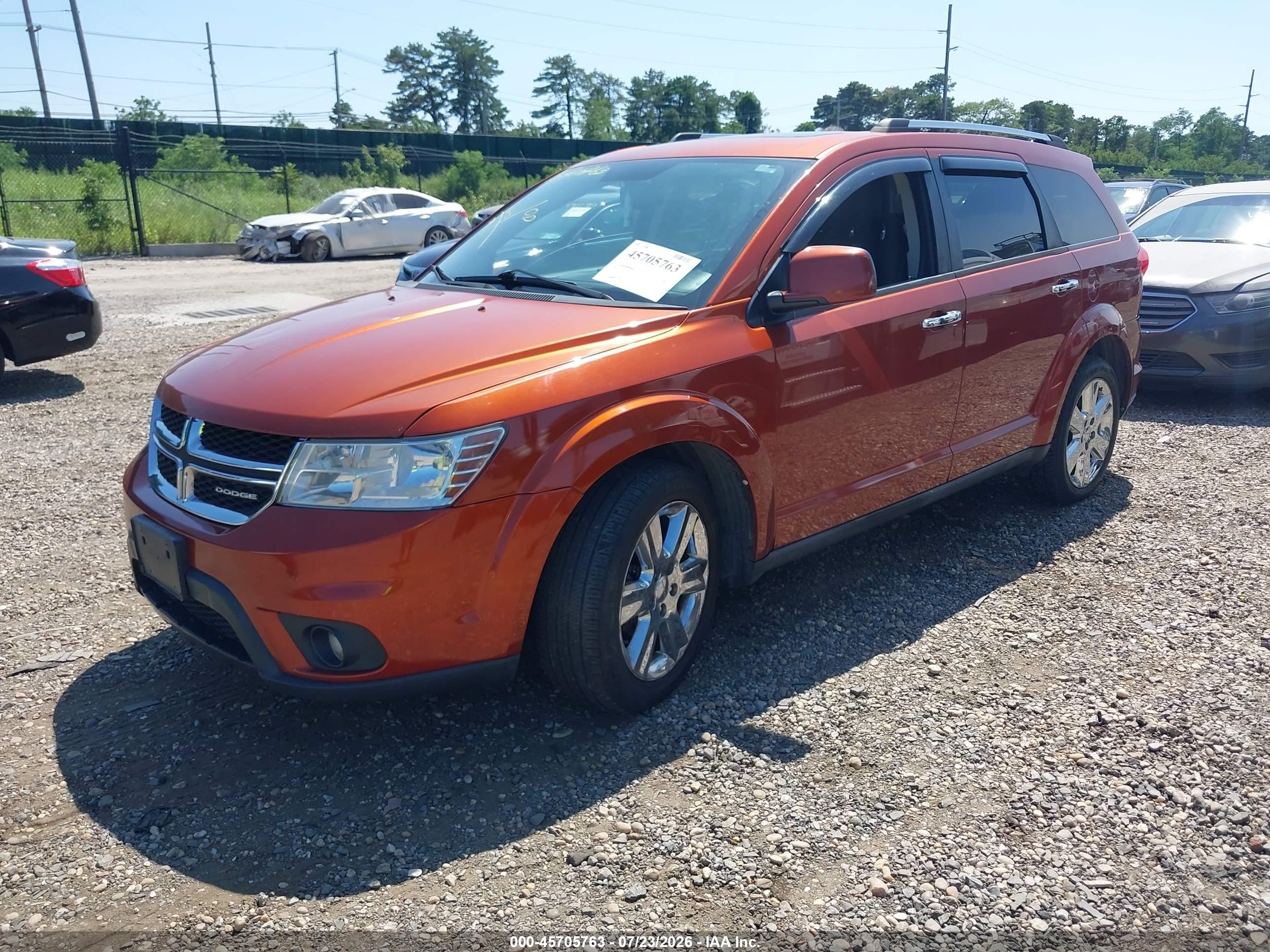 2012 Dodge Journey Crew Orange vin: 3C4PDDDGXCT235272