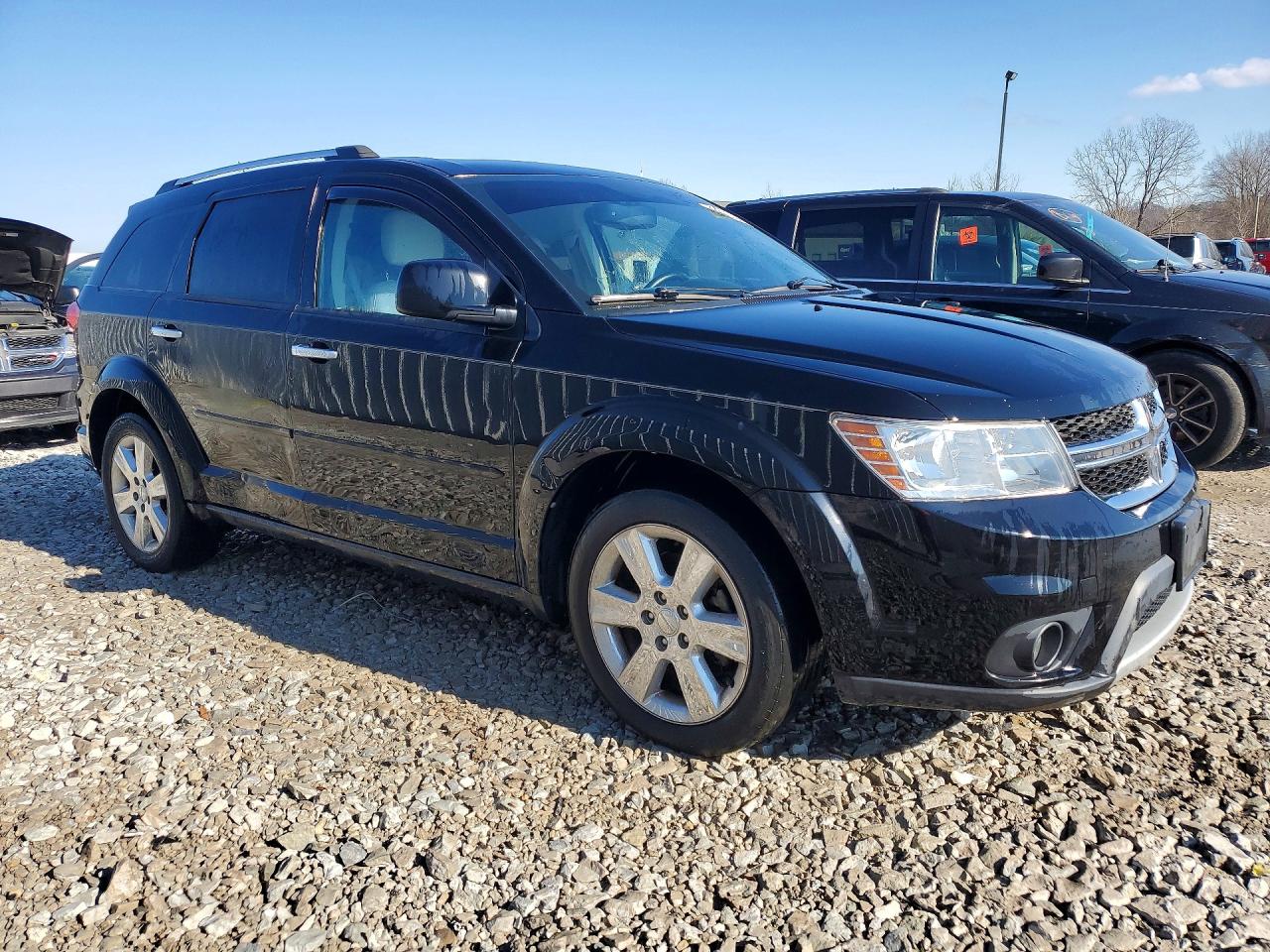 2014 Dodge Journey Limited Black vin: 3C4PDDDGXET154145