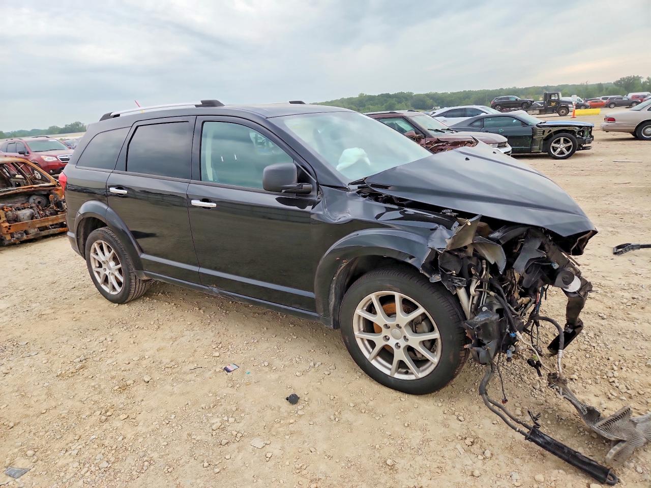 2014 Dodge Journey Limited Черный vin: 3C4PDDDGXET220192