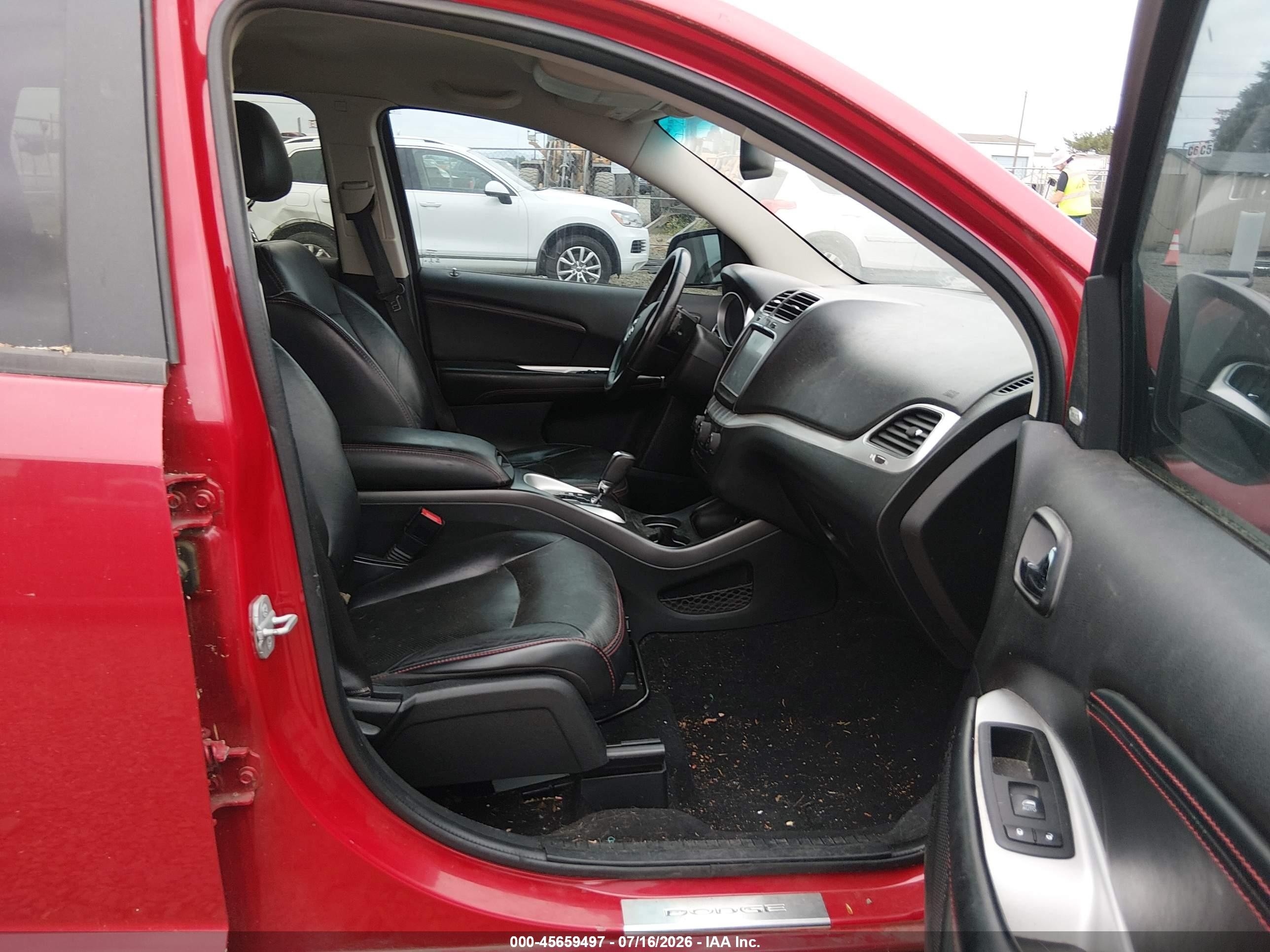 2014 Dodge Journey R/t Красный vin: 3C4PDDEG0ET185564