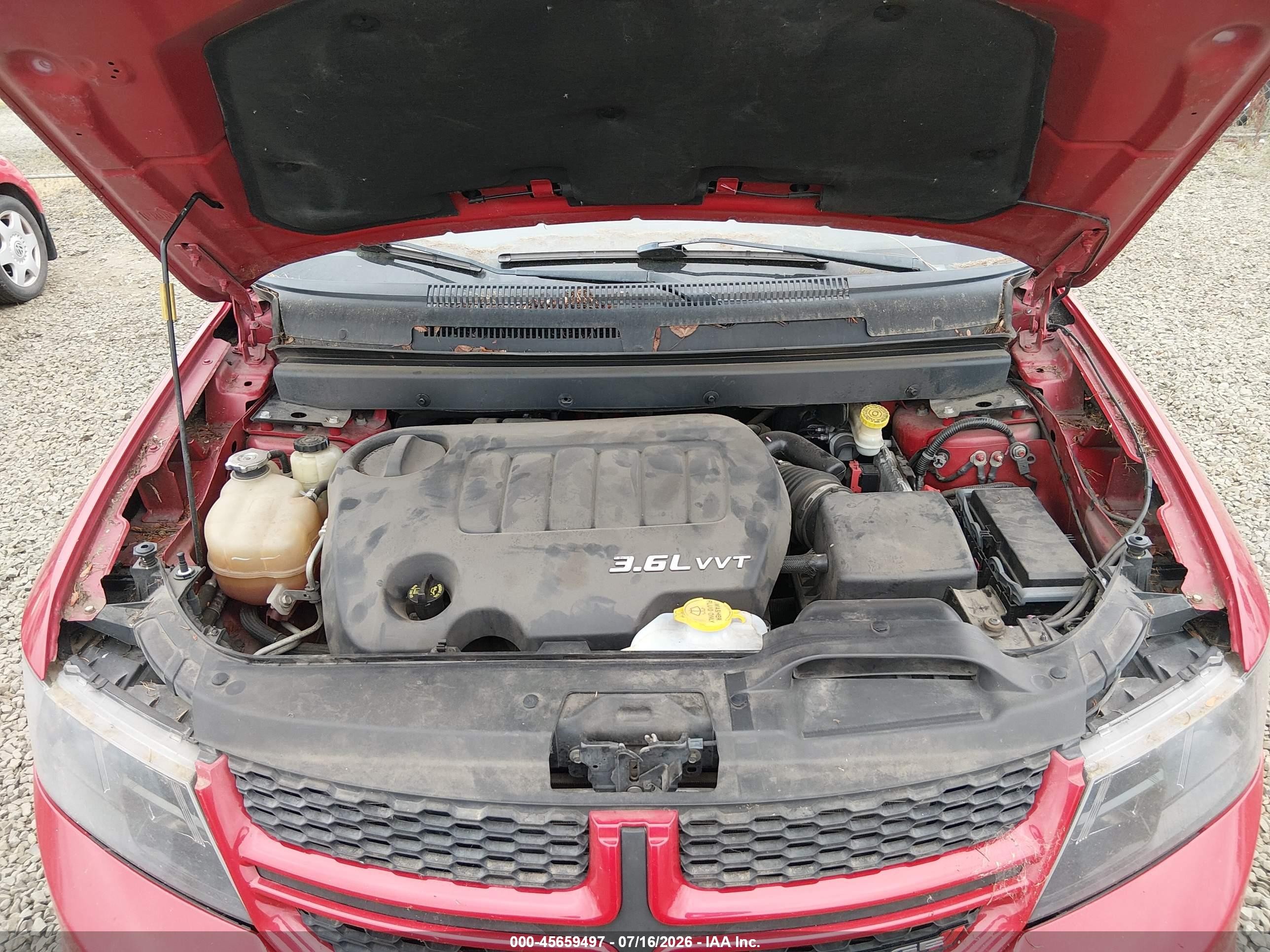 2014 Dodge Journey R/t Красный vin: 3C4PDDEG0ET185564