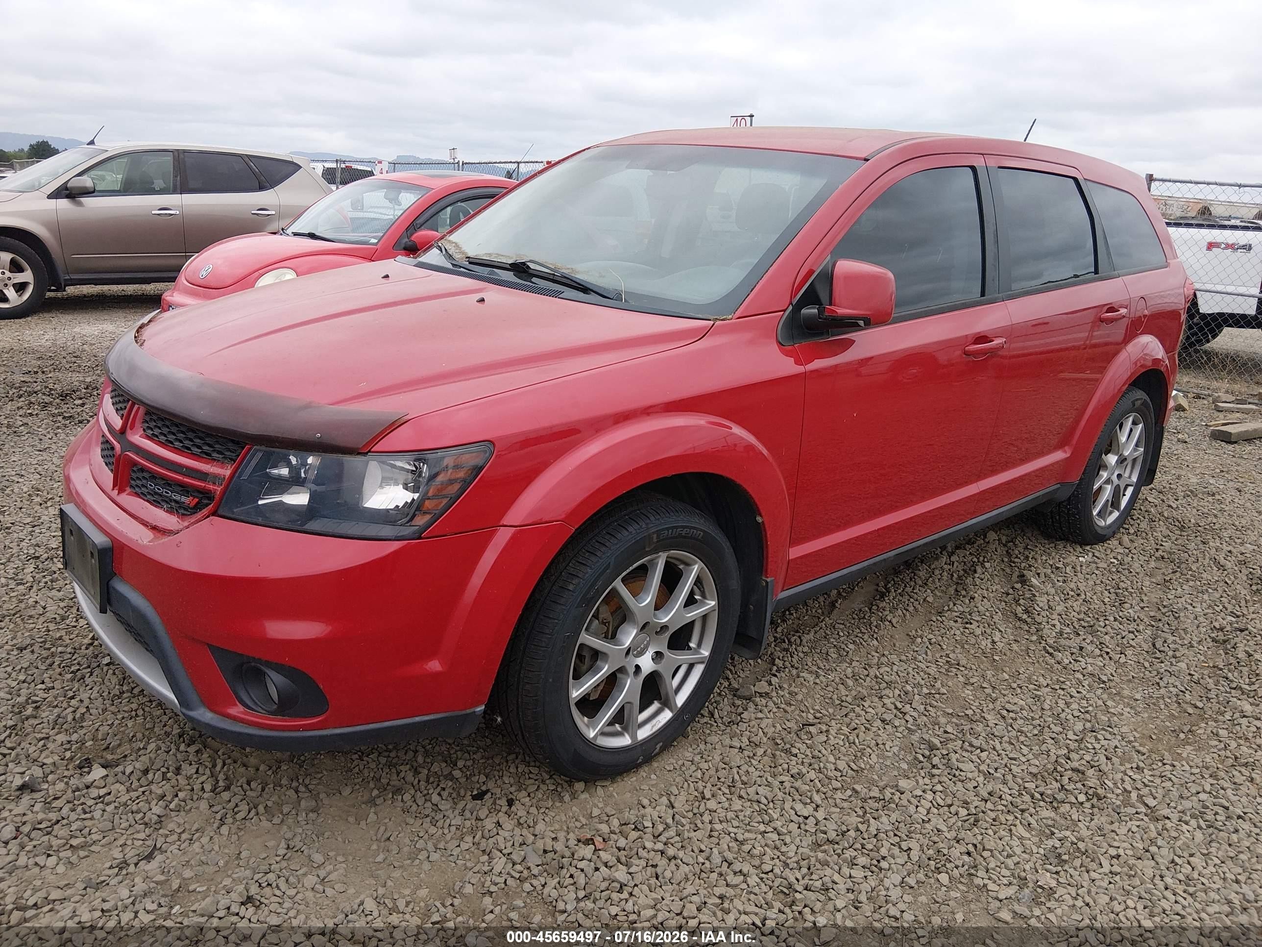 2014 Dodge Journey R/t Красный vin: 3C4PDDEG0ET185564