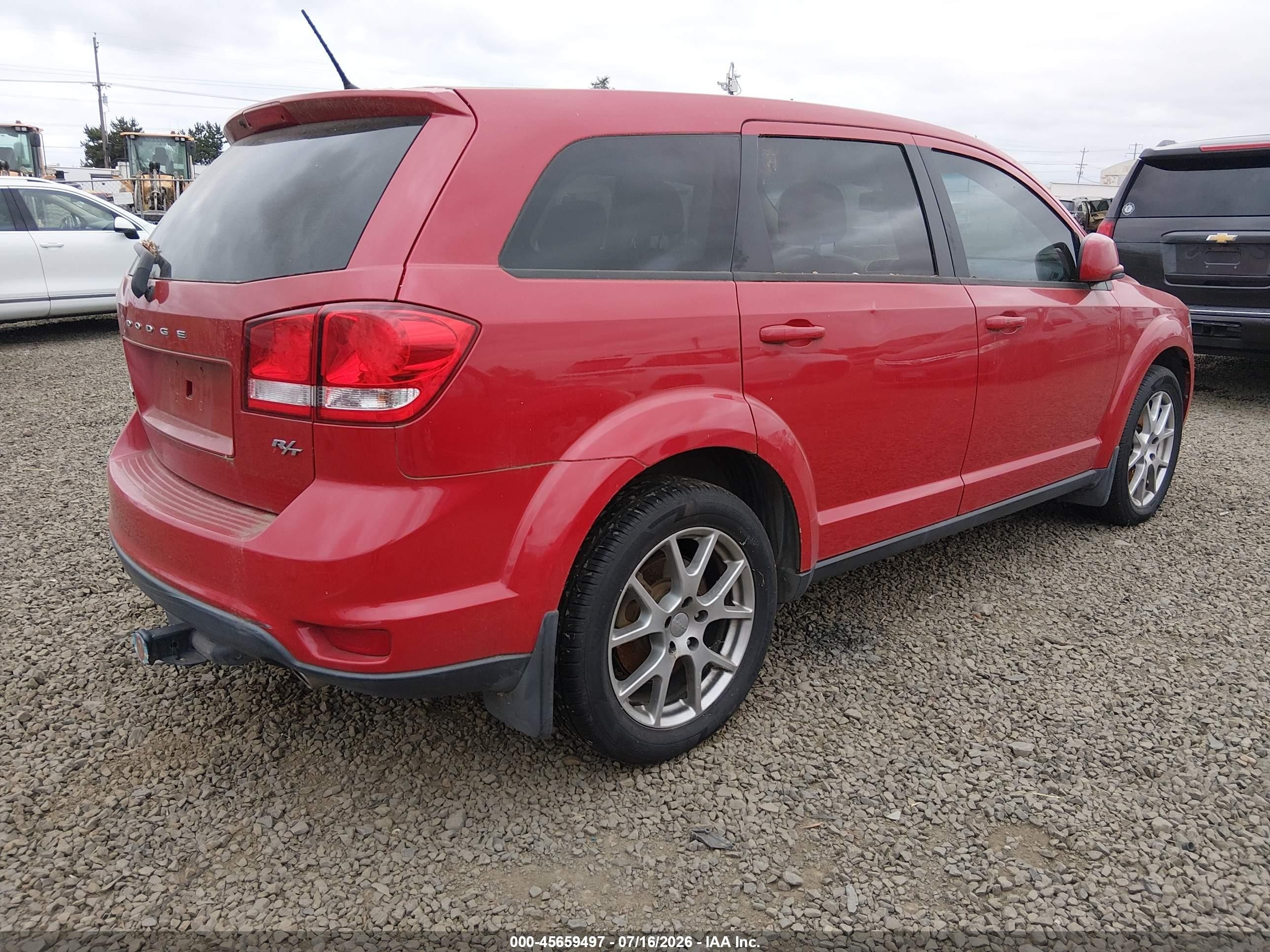 2014 Dodge Journey R/t Красный vin: 3C4PDDEG0ET185564
