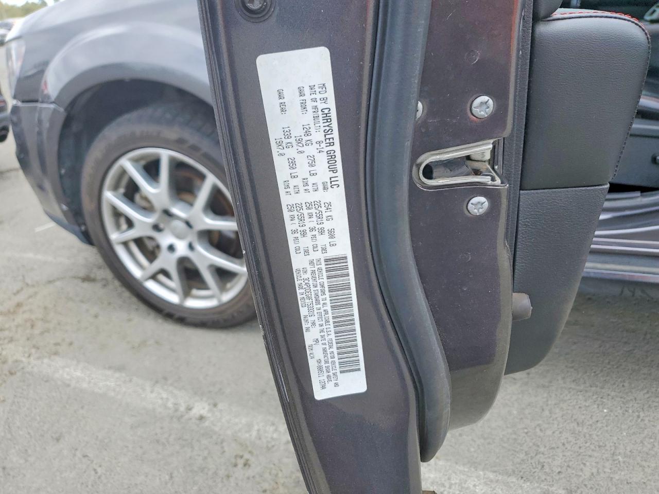 2015 Dodge Journey R/t Серый vin: 3C4PDDEG0FT533316