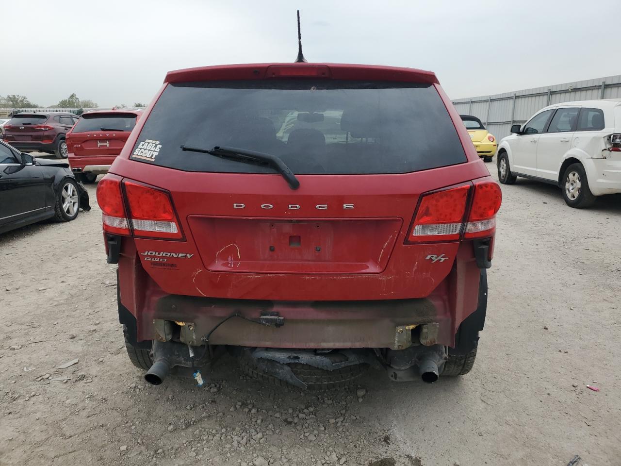 2015 Dodge Journey R/t Red vin: 3C4PDDEG0FT593516