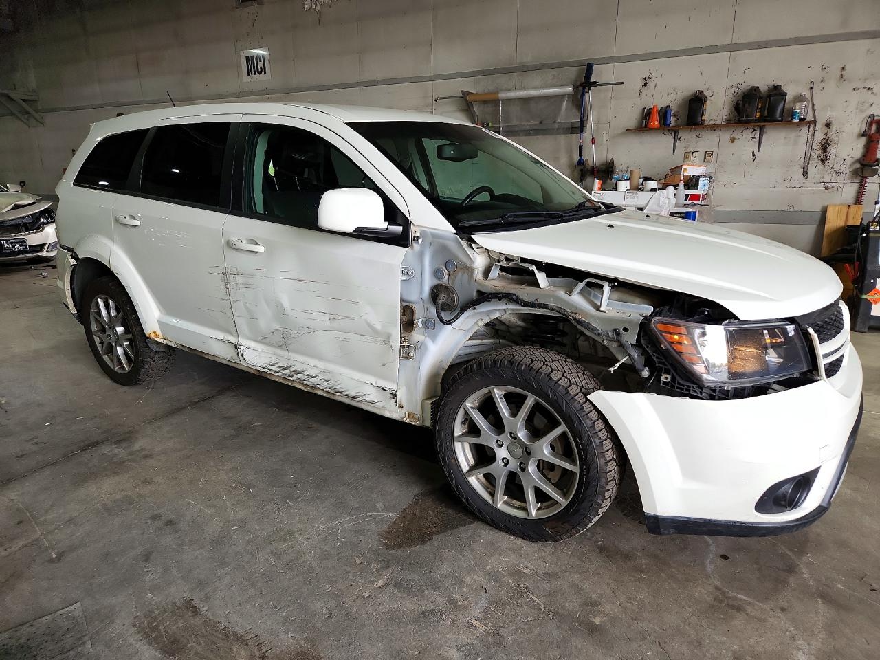 2014 Dodge Journey R/t White vin: 3C4PDDEG1ET279081