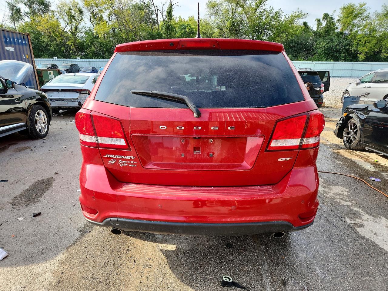 2018 Dodge Journey Gt Red vin: 3C4PDDEG1JT390952