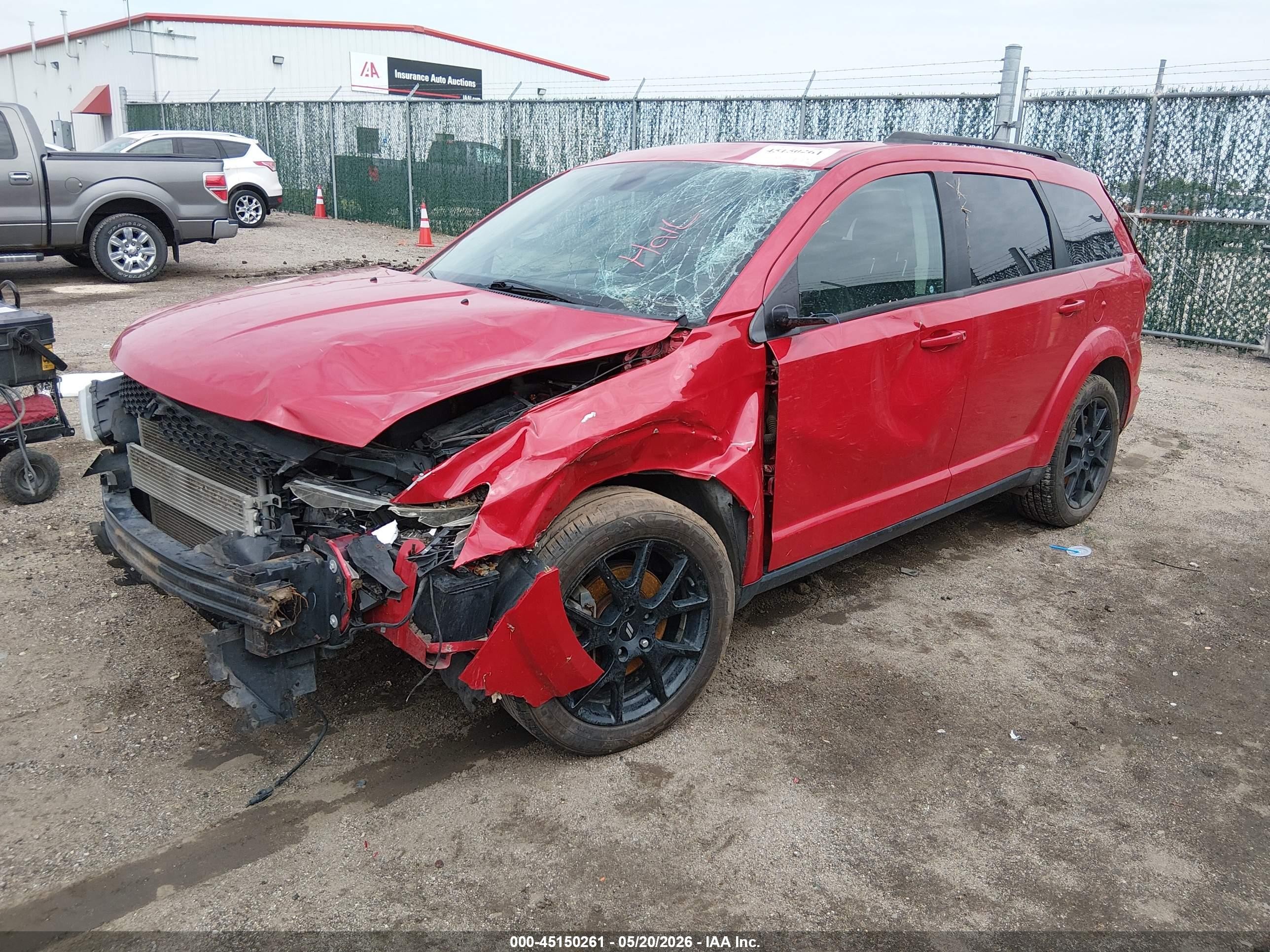 2018 Dodge Journey Gt Awd Red vin: 3C4PDDEG1JT421925