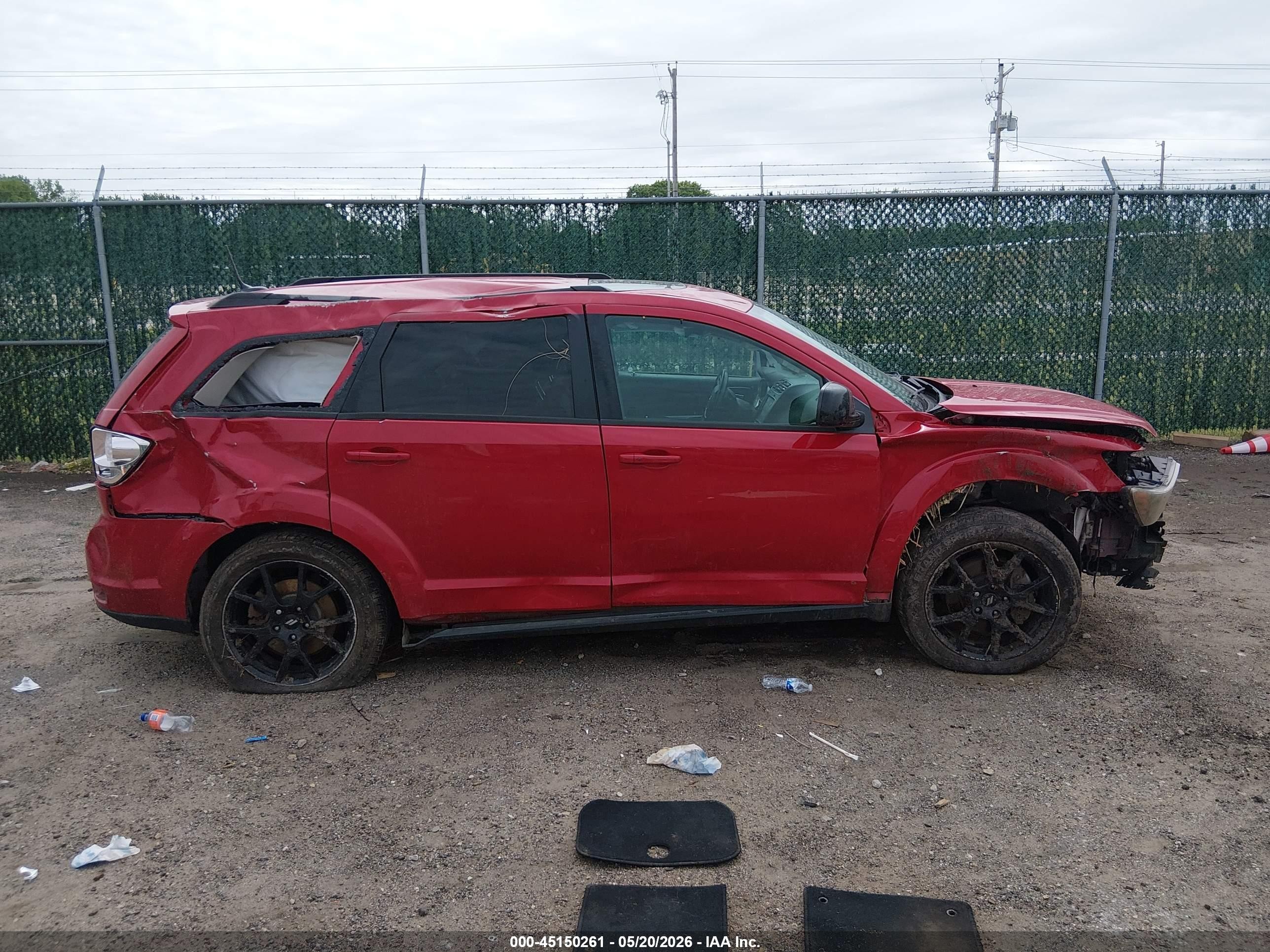 2018 Dodge Journey Gt Awd Red vin: 3C4PDDEG1JT421925