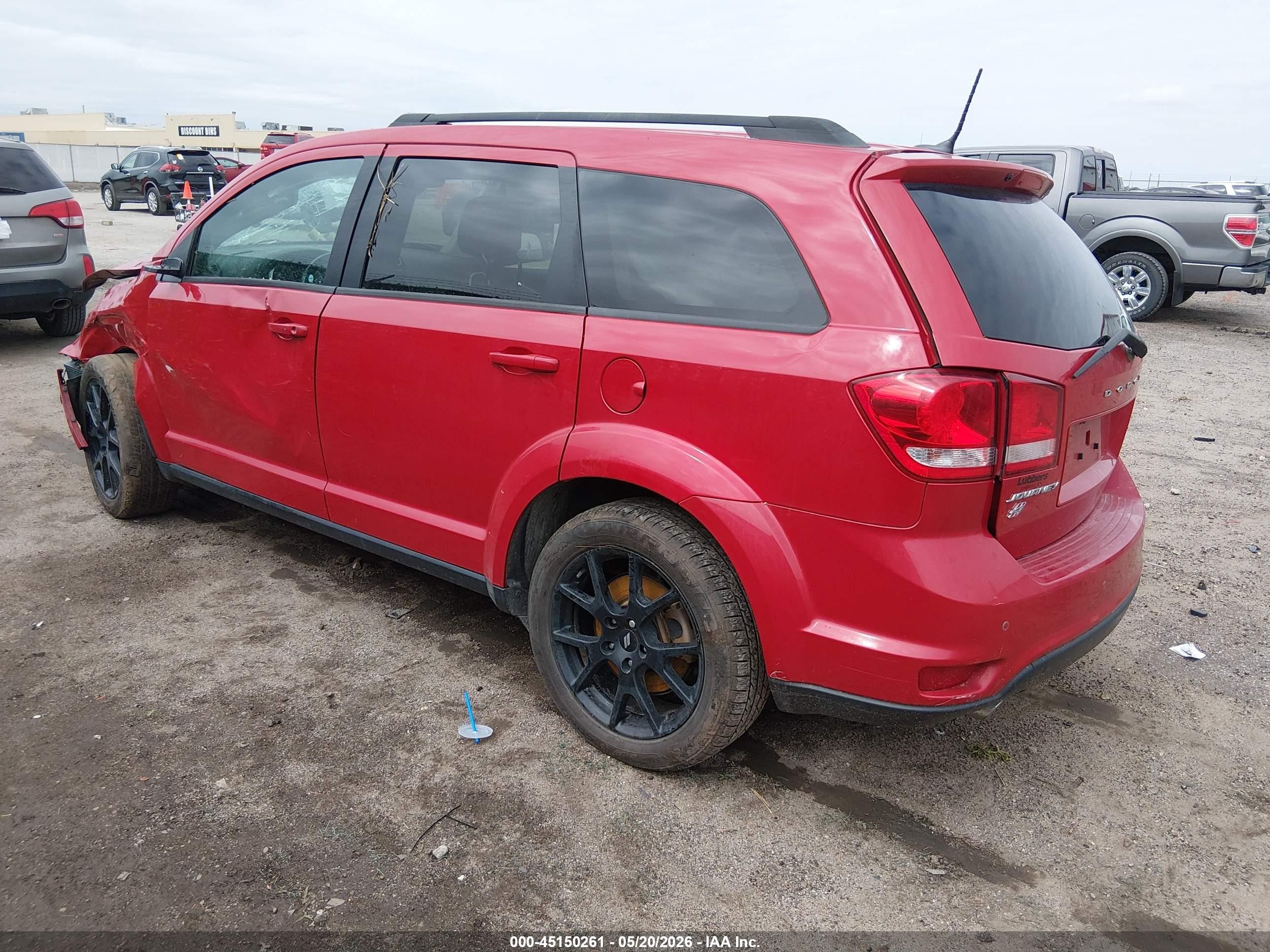 2018 Dodge Journey Gt Awd Red vin: 3C4PDDEG1JT421925