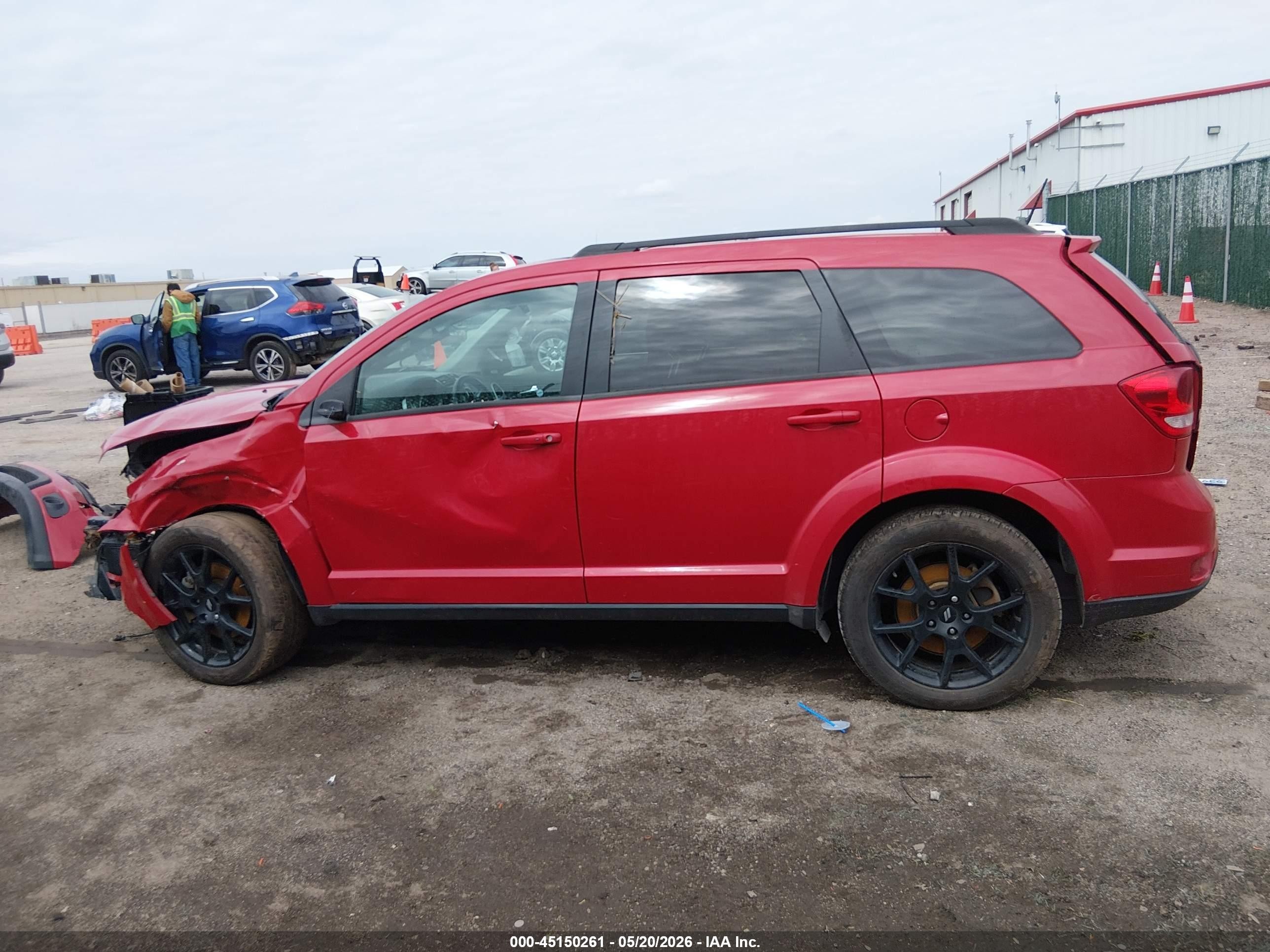2018 Dodge Journey Gt Awd Red vin: 3C4PDDEG1JT421925