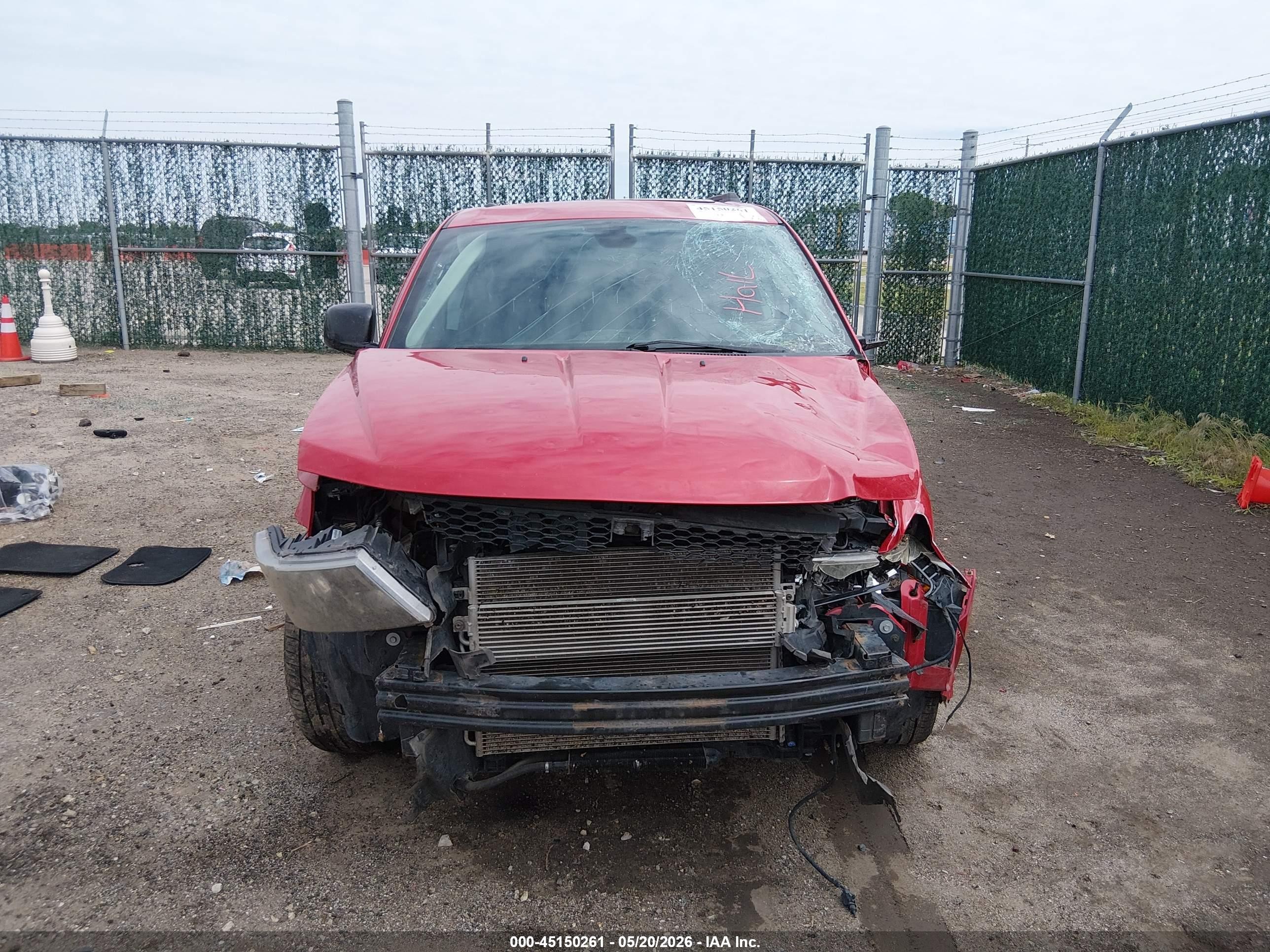 2018 Dodge Journey Gt Awd Red vin: 3C4PDDEG1JT421925