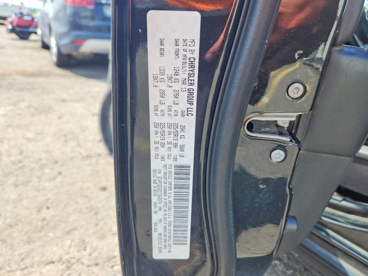 2013 Dodge Journey R/t Black vin: 3C4PDDEG2DT642874