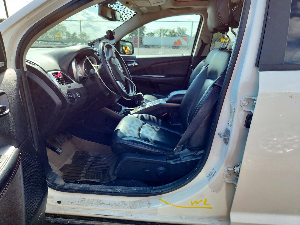 2014 Dodge Journey R/t White vin: 3C4PDDEG2ET302593