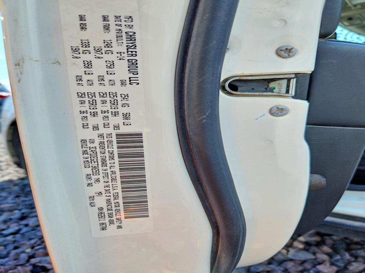 2014 Dodge Journey R/t White vin: 3C4PDDEG2ET302593