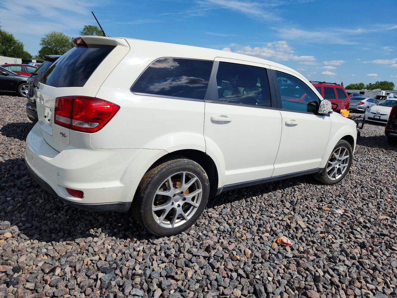 2014 Dodge Journey R/t White vin: 3C4PDDEG2ET302593