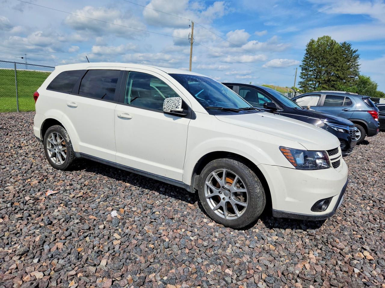 2014 Dodge Journey R/t White vin: 3C4PDDEG2ET302593